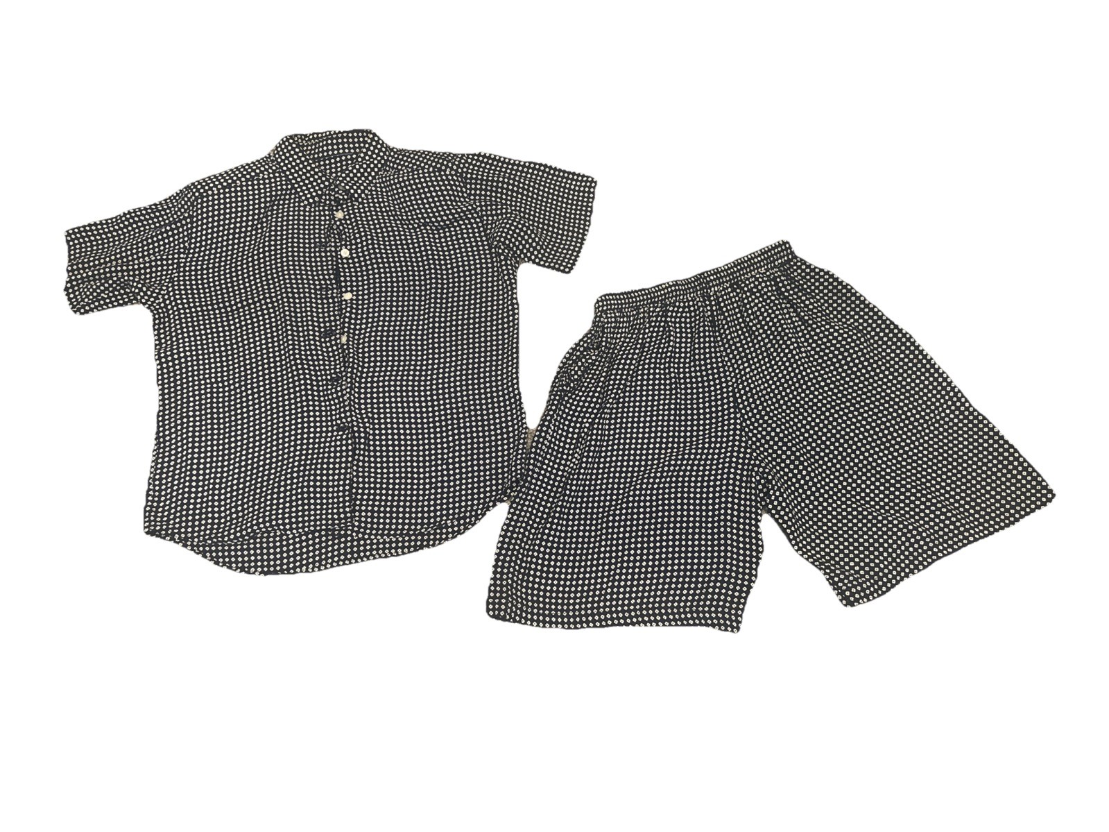 1980’s Rayon Walking Shorts Set With Shoulder Pads Very Beverly Goldberg Size S