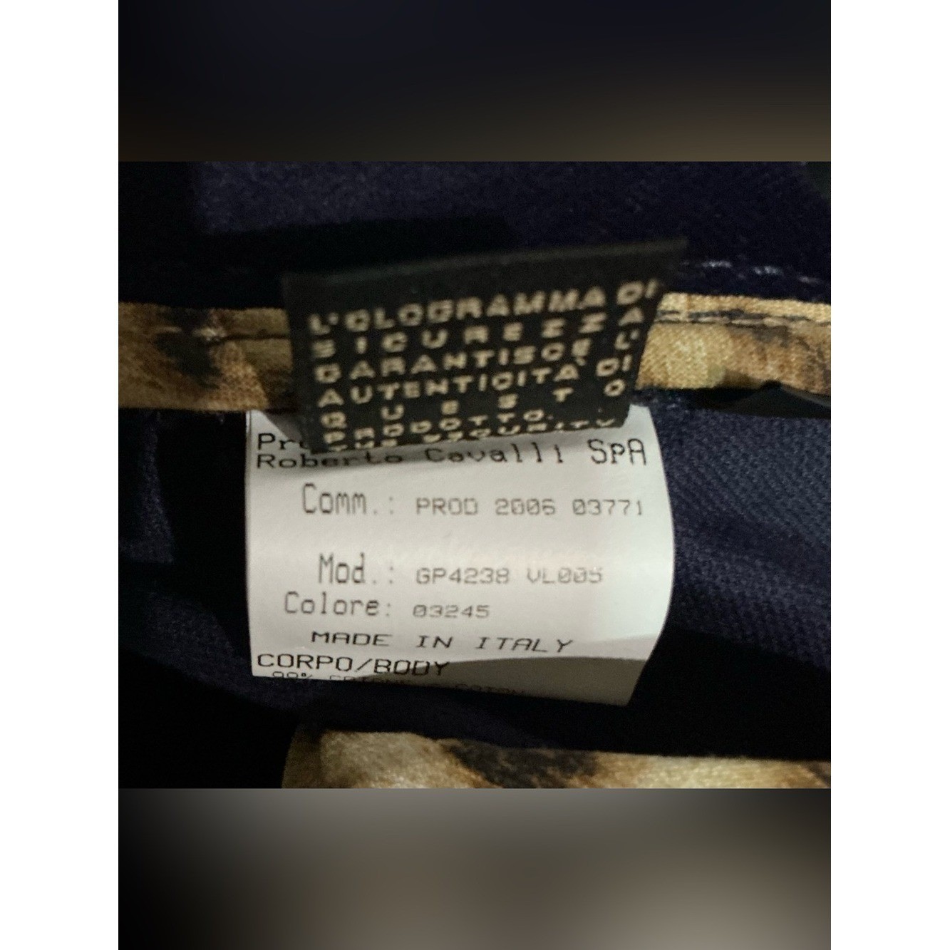 NWT Roberto Cavalli Blue Violet Stretch Velvet Pants Gold Hardware Y2K IT 40 4