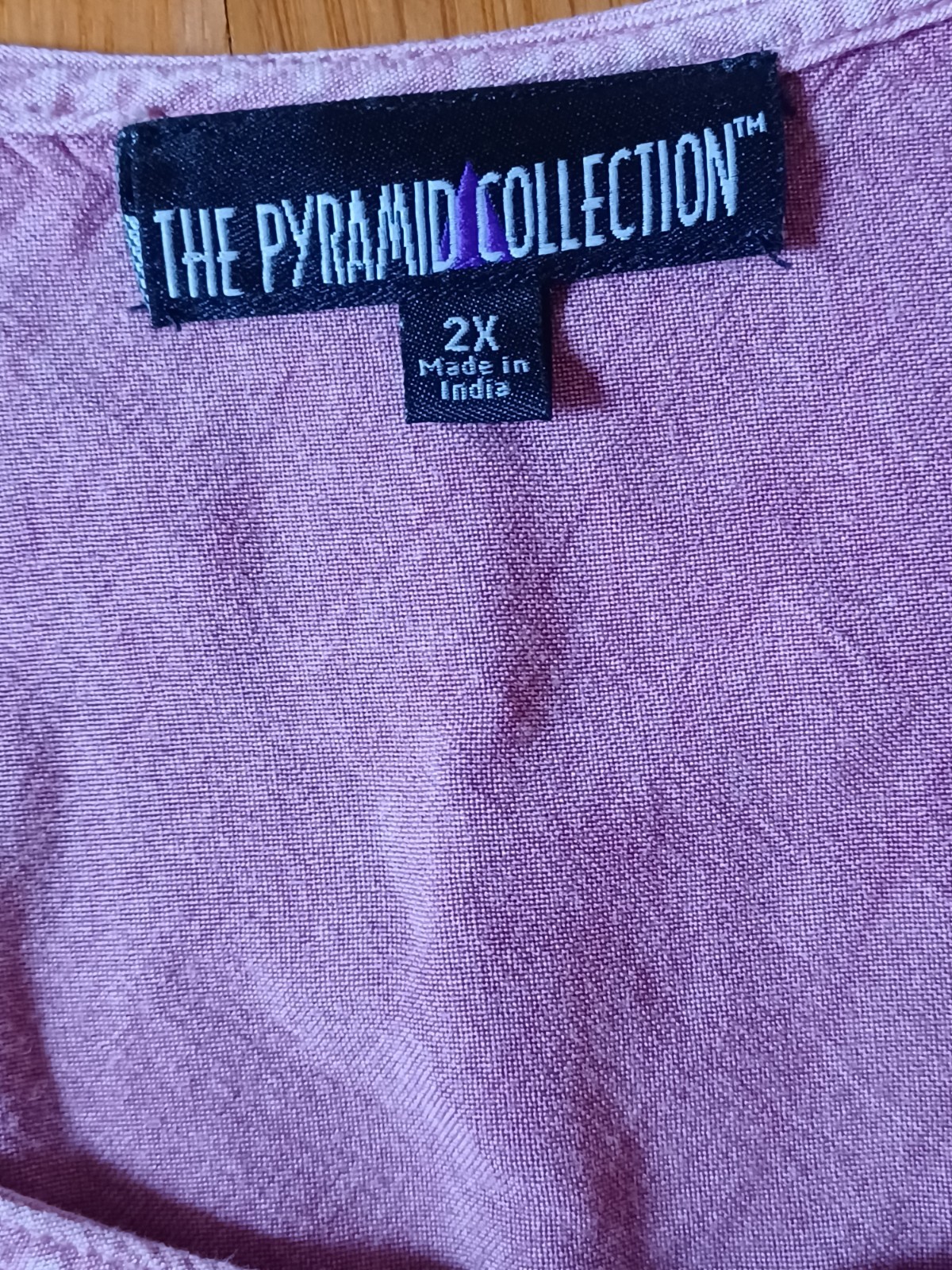 Vintage Pyramid Collection Rose Fairycore Boho Festival Embroidered Dress, 2X