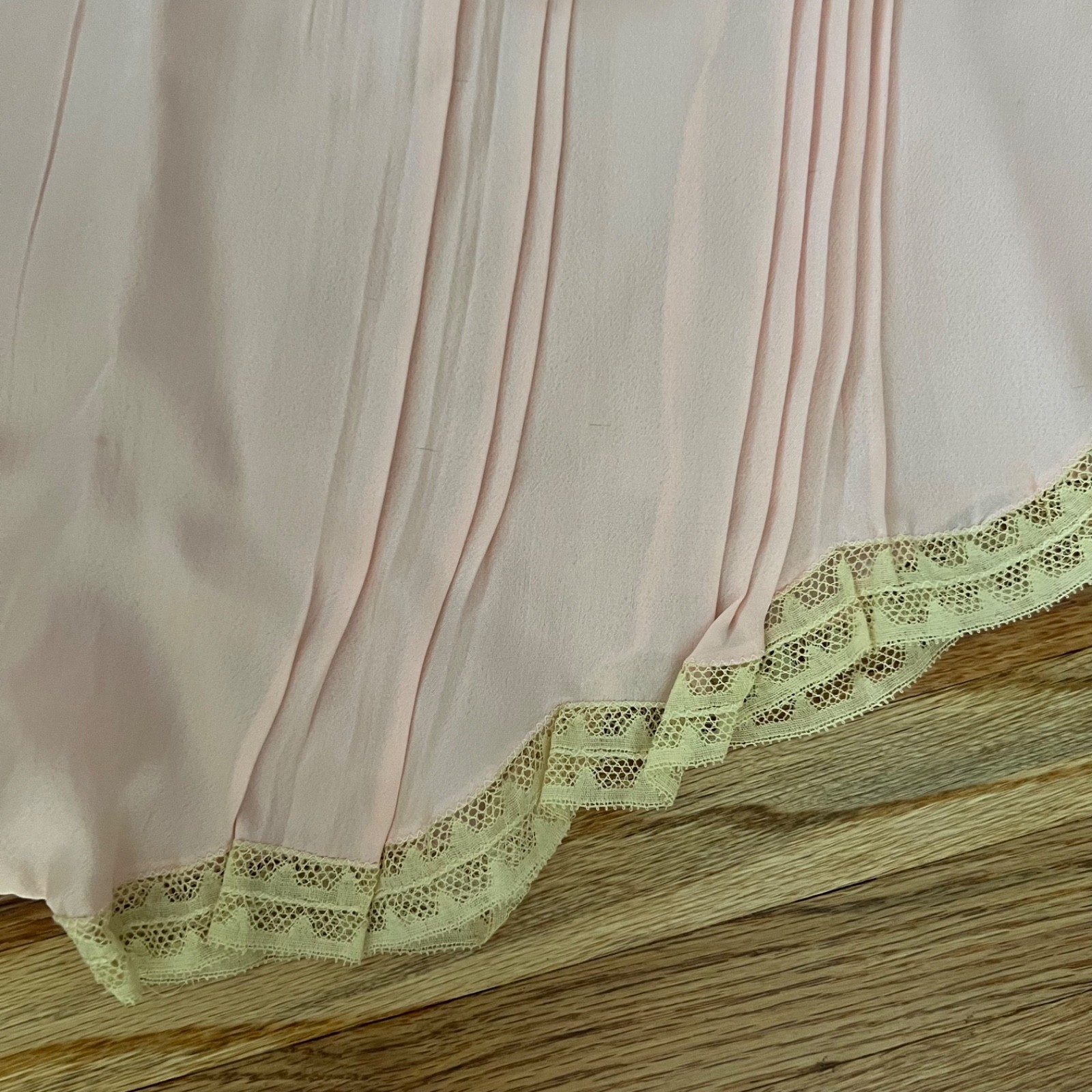 Vintage Sexy Lingerie 1930’s 40’s pink silky pants lace lingerie boudoir shorts