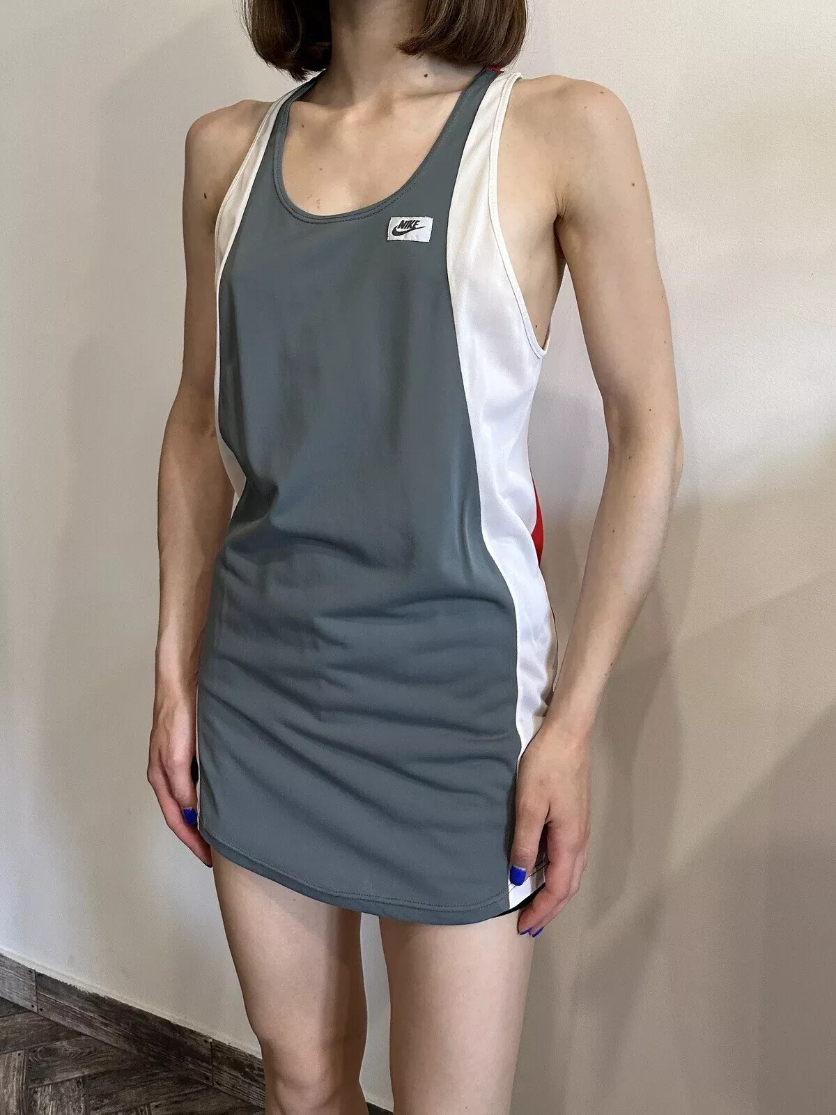 VINTAGE 1980s NIKE OREGON SHIRT RUNING RUN RARE MADE IN SPAIN Sleeveless size M