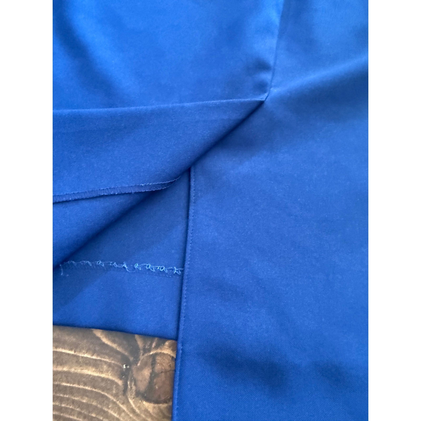 Smith & Jones Vintage Navy Blue Midi Skirt Size 16 Made in USA Pencil Straight