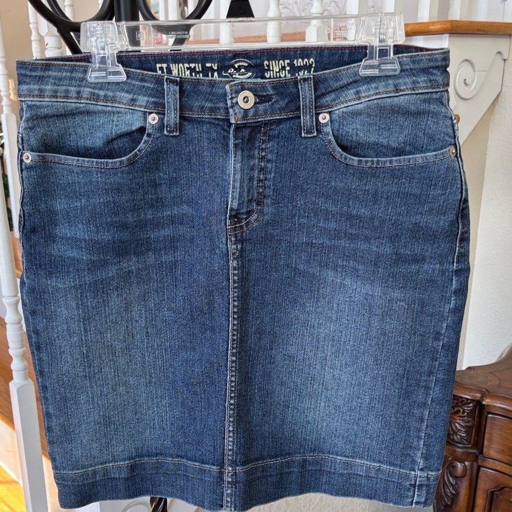 Vintage 💙 Dickies Blue Denim Mini Skirt 💙 Size 6