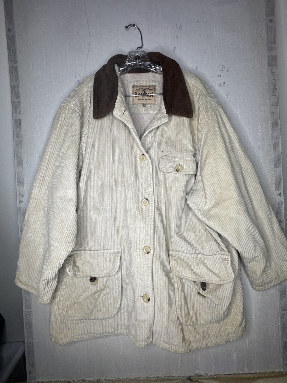 Vintage Braetan Field Cotton Corduroy Reversible Jacket Coat | Tag Size: 2X