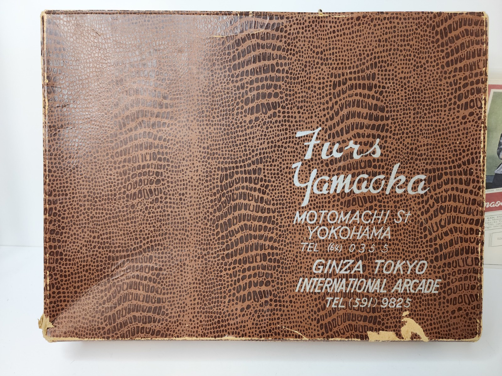 Vintage Yamaoka Fur Co. Mutation Mink Cape Stole Style #16 with Box