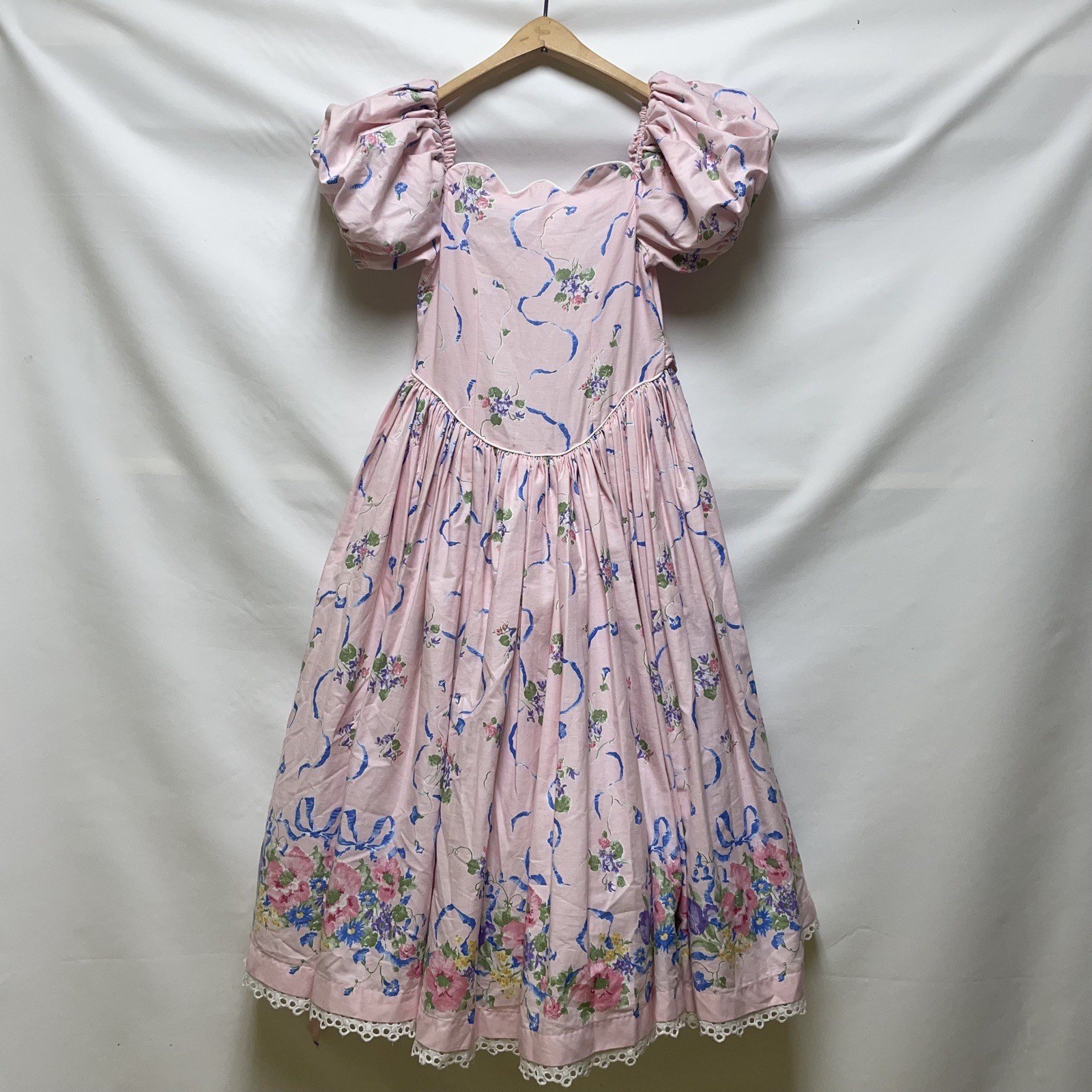 Daisy Kingdom Puff Sleeves Princess Flower Dress Size 10 Excellent Condition