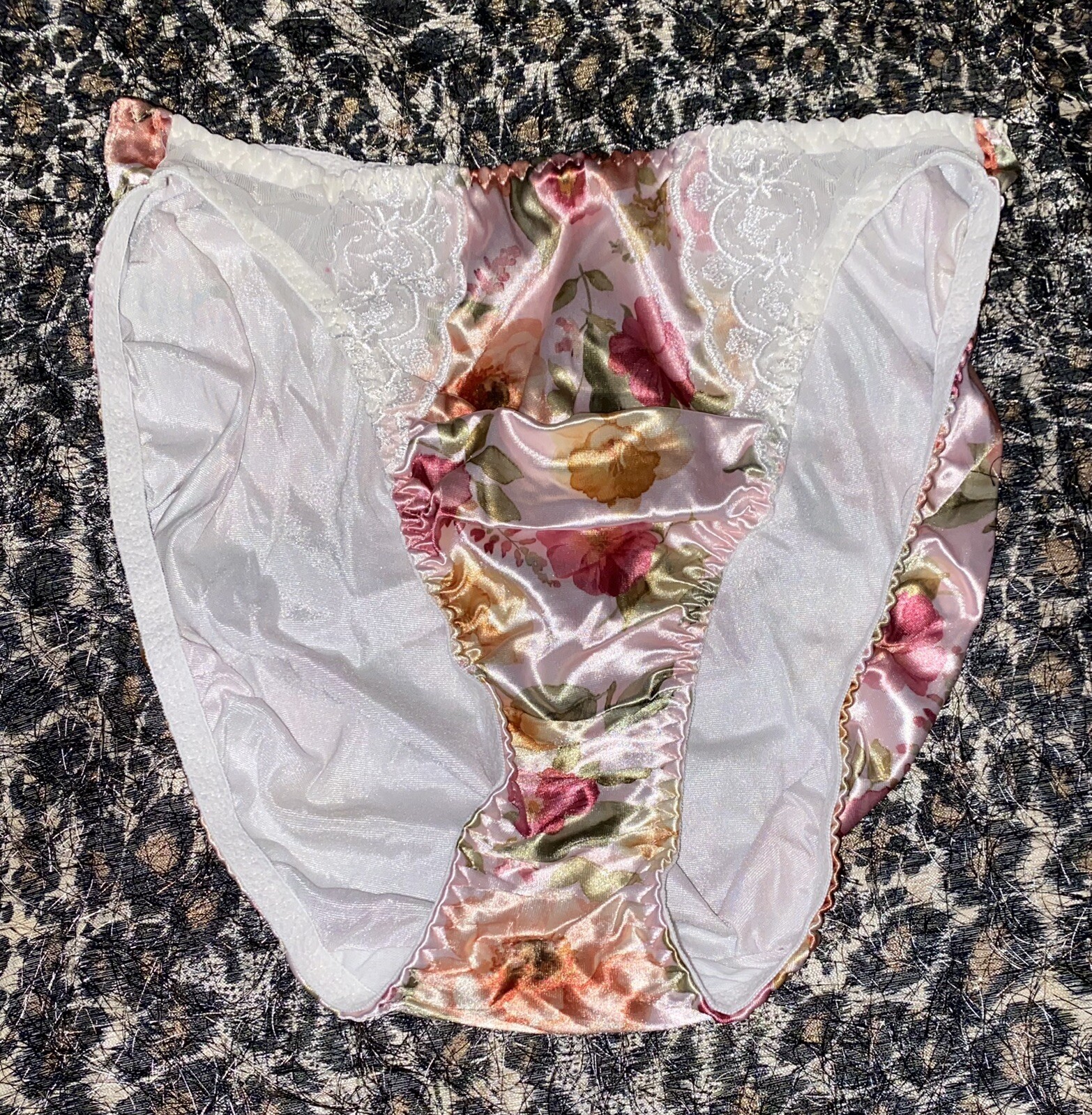 Maidenform Sweet Savvy Vtg Second Skin Hi-Cut 7 L Brief Bikini Underwear Panties