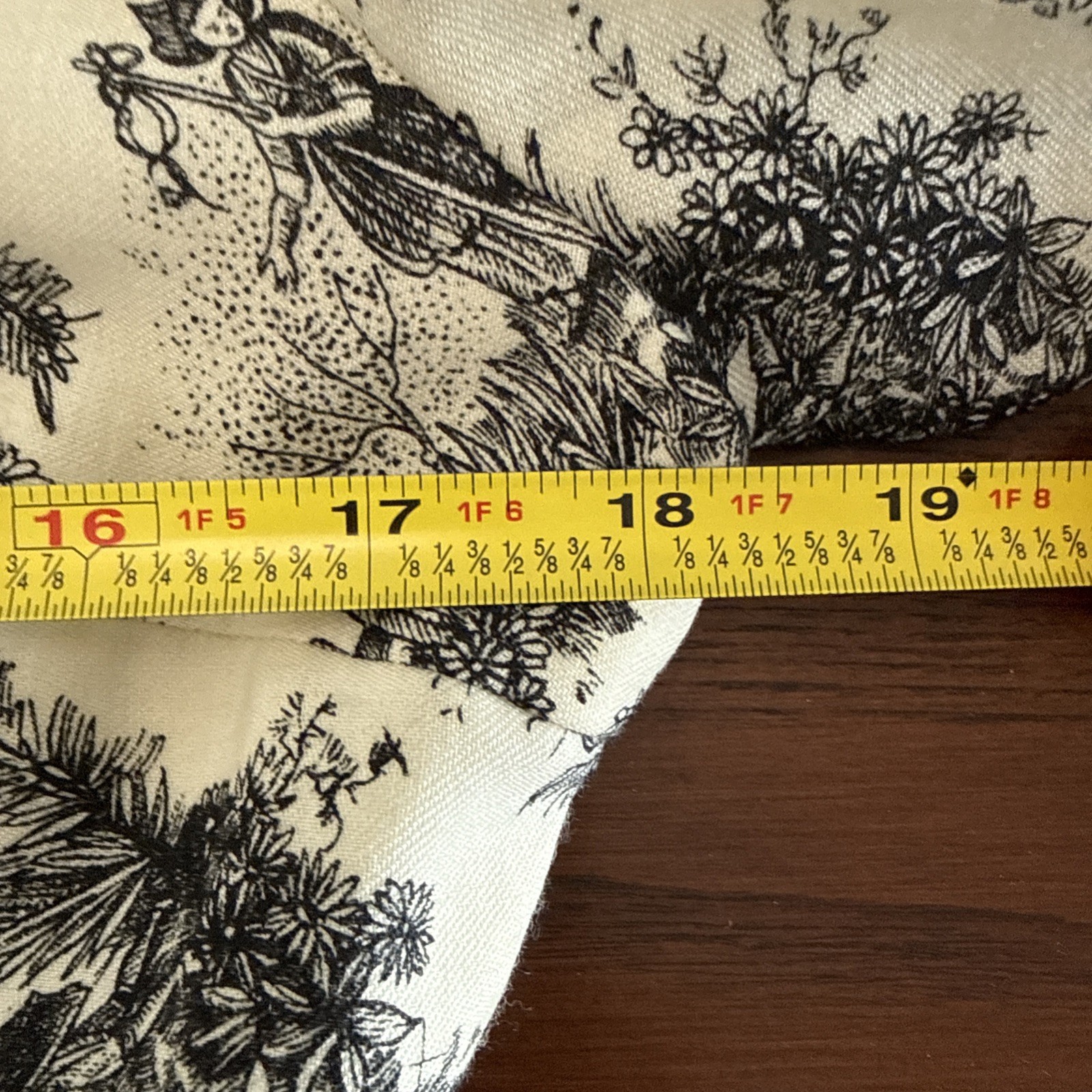RARE Vintage Abercrombie & Fitch Tanner Dorothy Cox Dress Toile Fabric 10 EUC