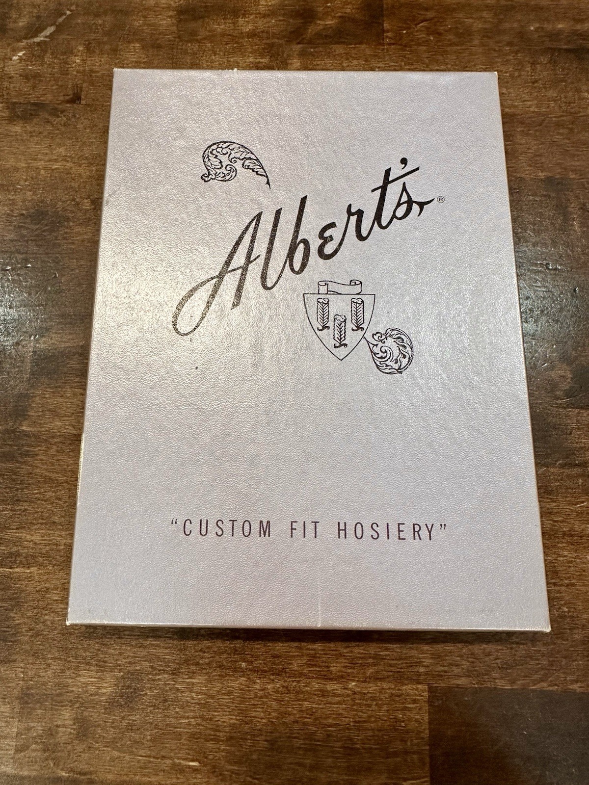 Vintage Alberts Seamless Mesh Nylon Stockings Sz 9 Reinforced Heel Toe Lot of 4