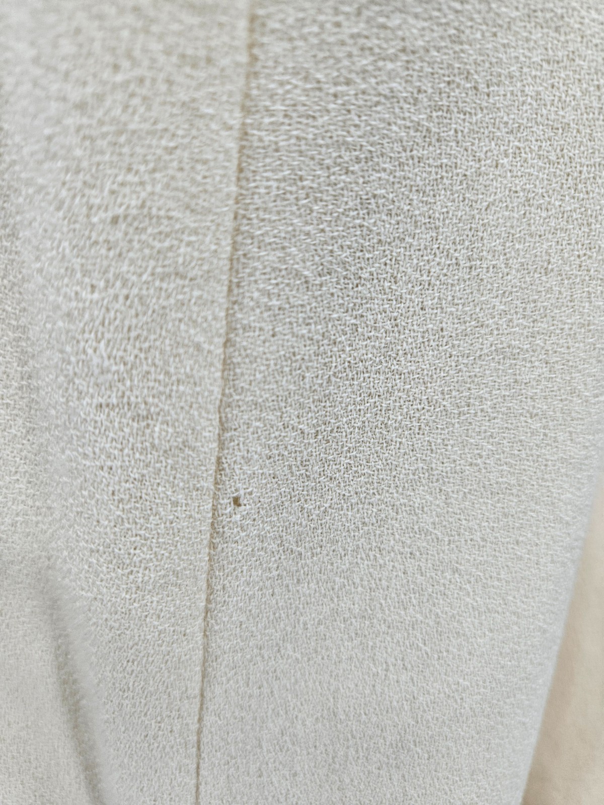 VTG C’est Simone Ivory Wool Cape Womens M Mink Scarf