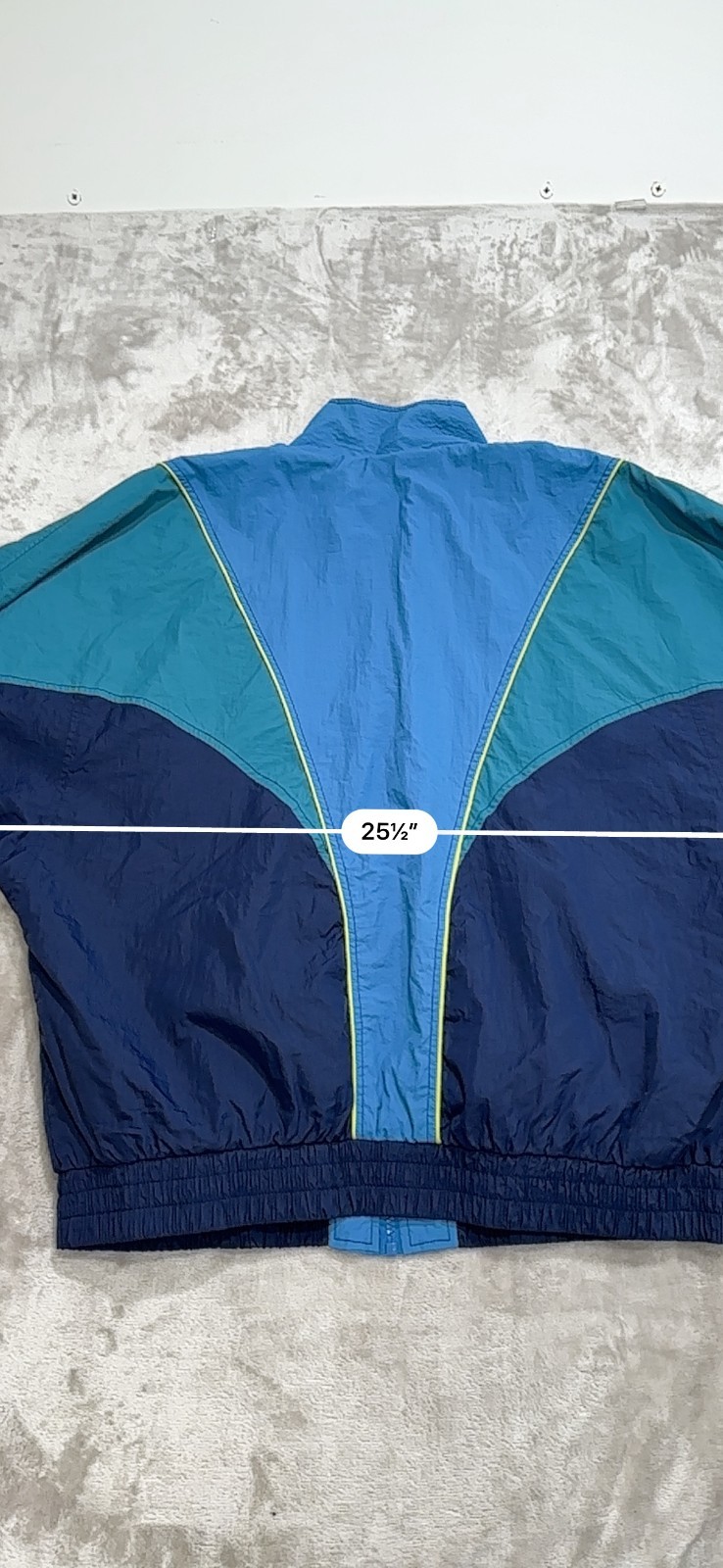Wild Fable Colorblock Windbreaker Jacket Women’s Medium Blue Teal Full Zip 90s