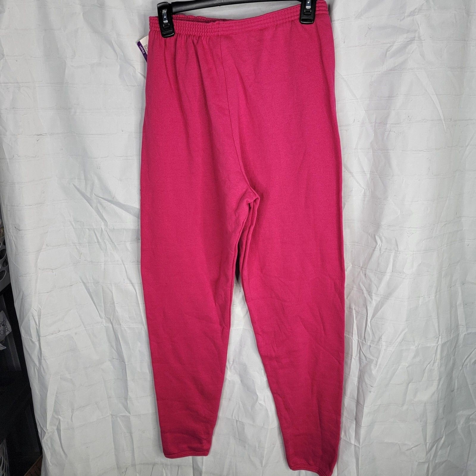 Vintage Sweat Pants Size S/M Lee Deadstock New with Tag 1980s Hot Pink Excellent