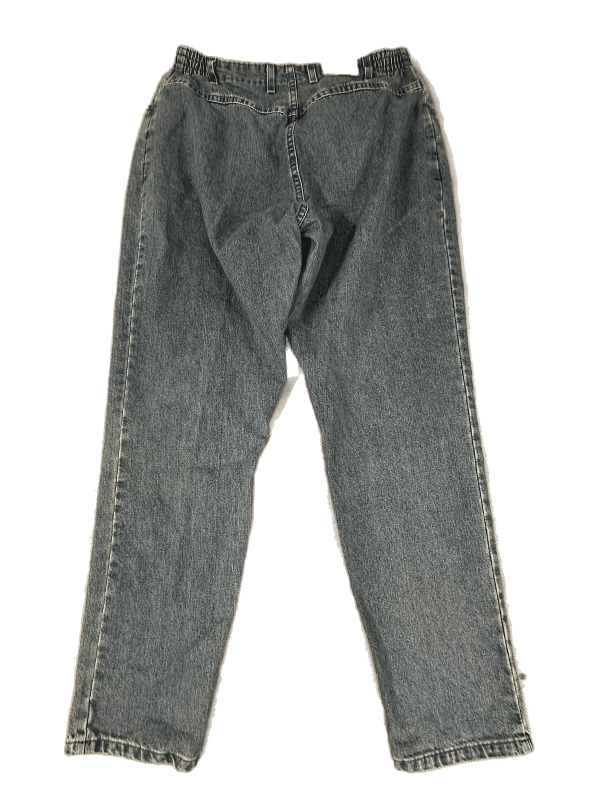 Vtg Lee Womens Mom Jeans 31×29 High Rise Tapered Leg Elastic Waist Blue