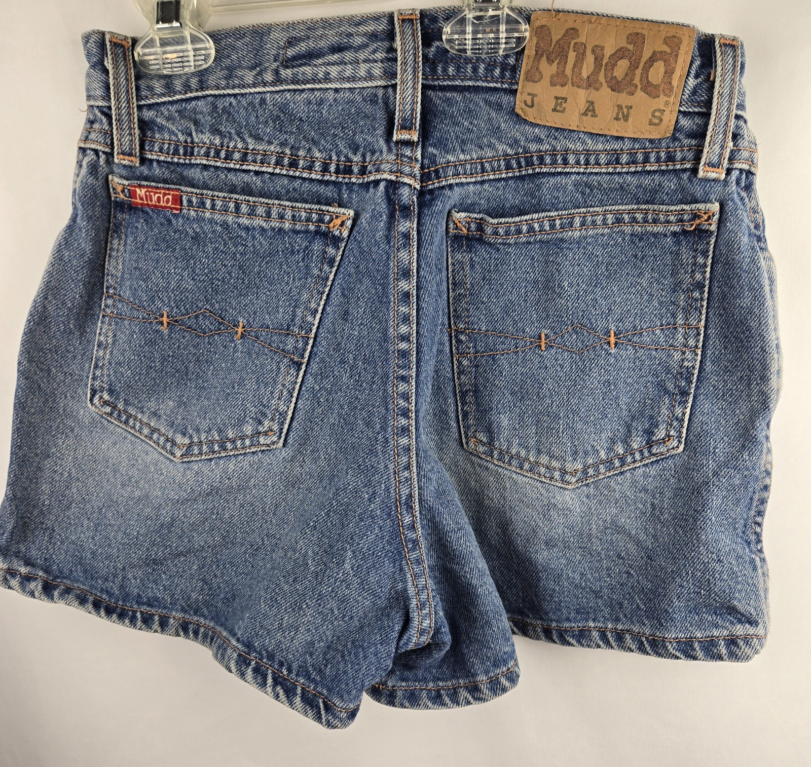 Mudd Juniors Y2K 90s Button Fly Denim Shorts Sz3
