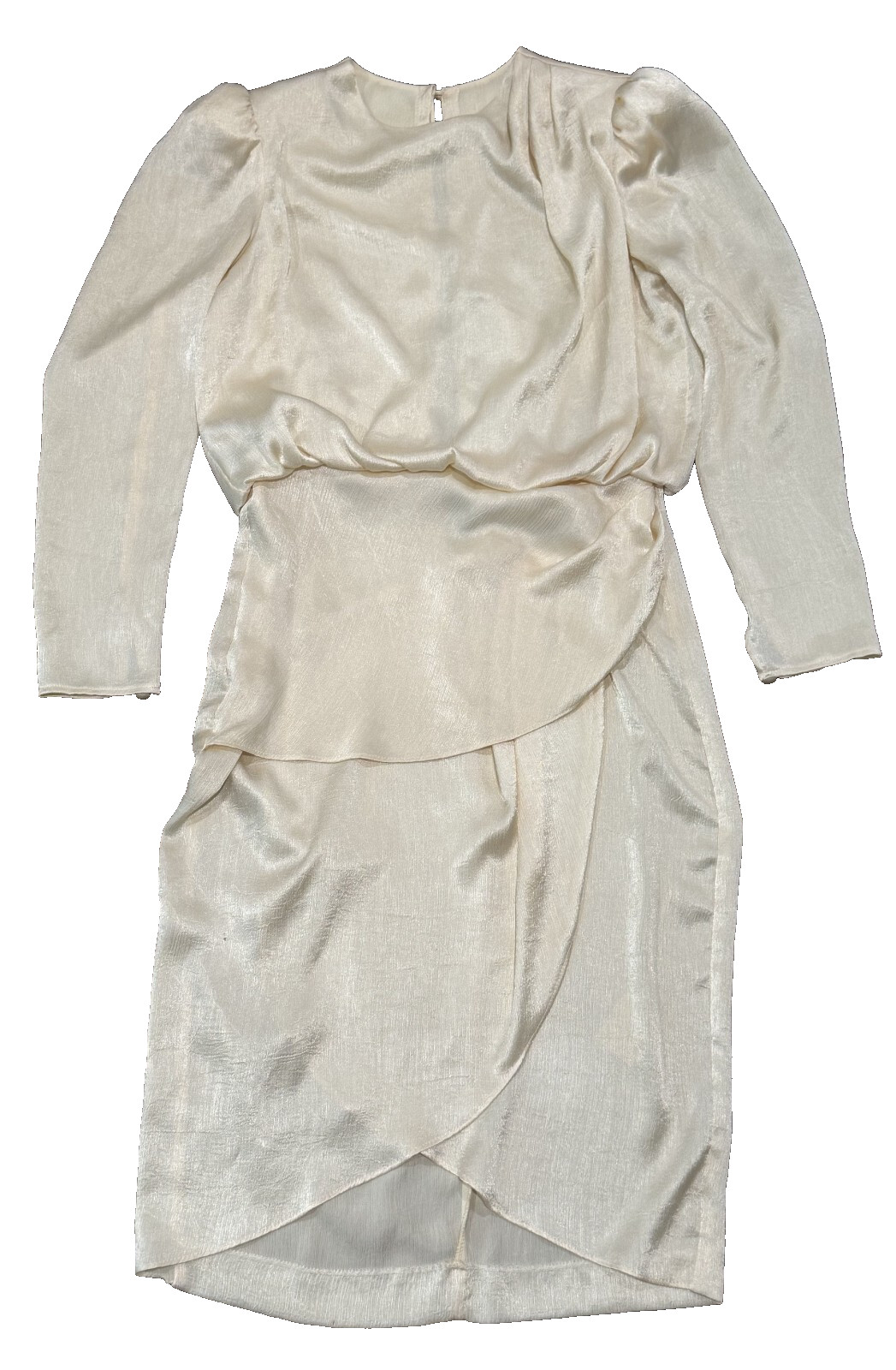 Vintage 70’s JODY T OF CALIFORNIA Cream layered Midi dress Casual Events