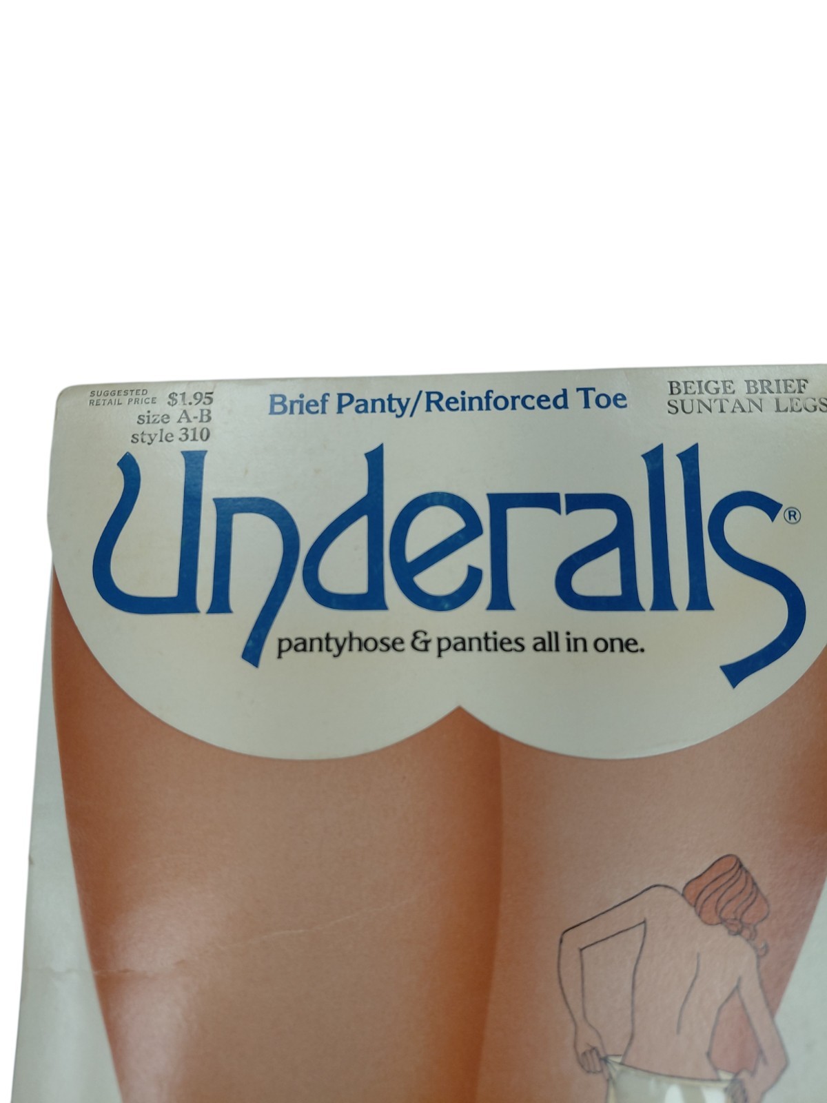 Vintage Underalls Stockings Size AB