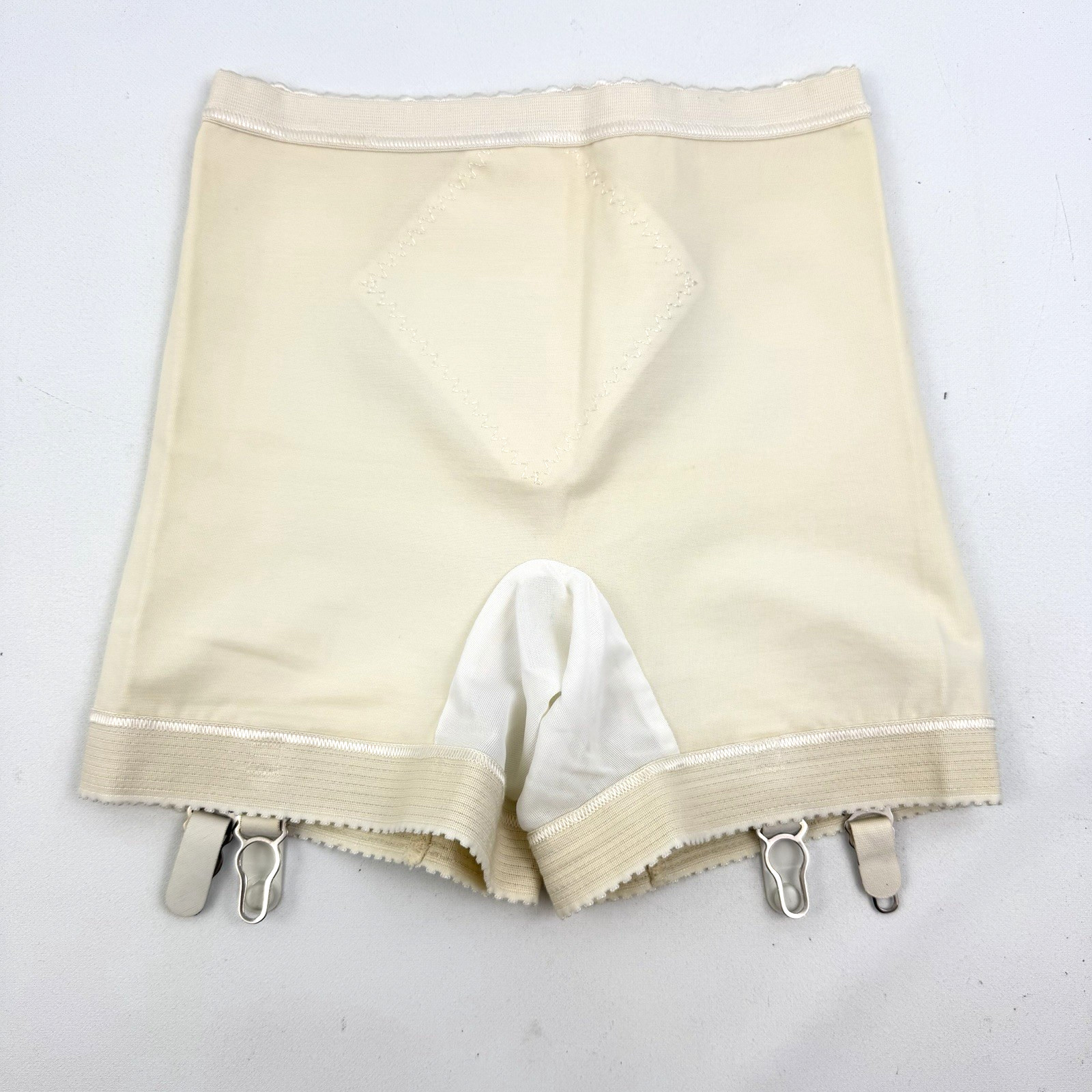 Vintage ILGWU Long Leg Girdle w/ 4 Garter Size Large Lingerie Shaper Union