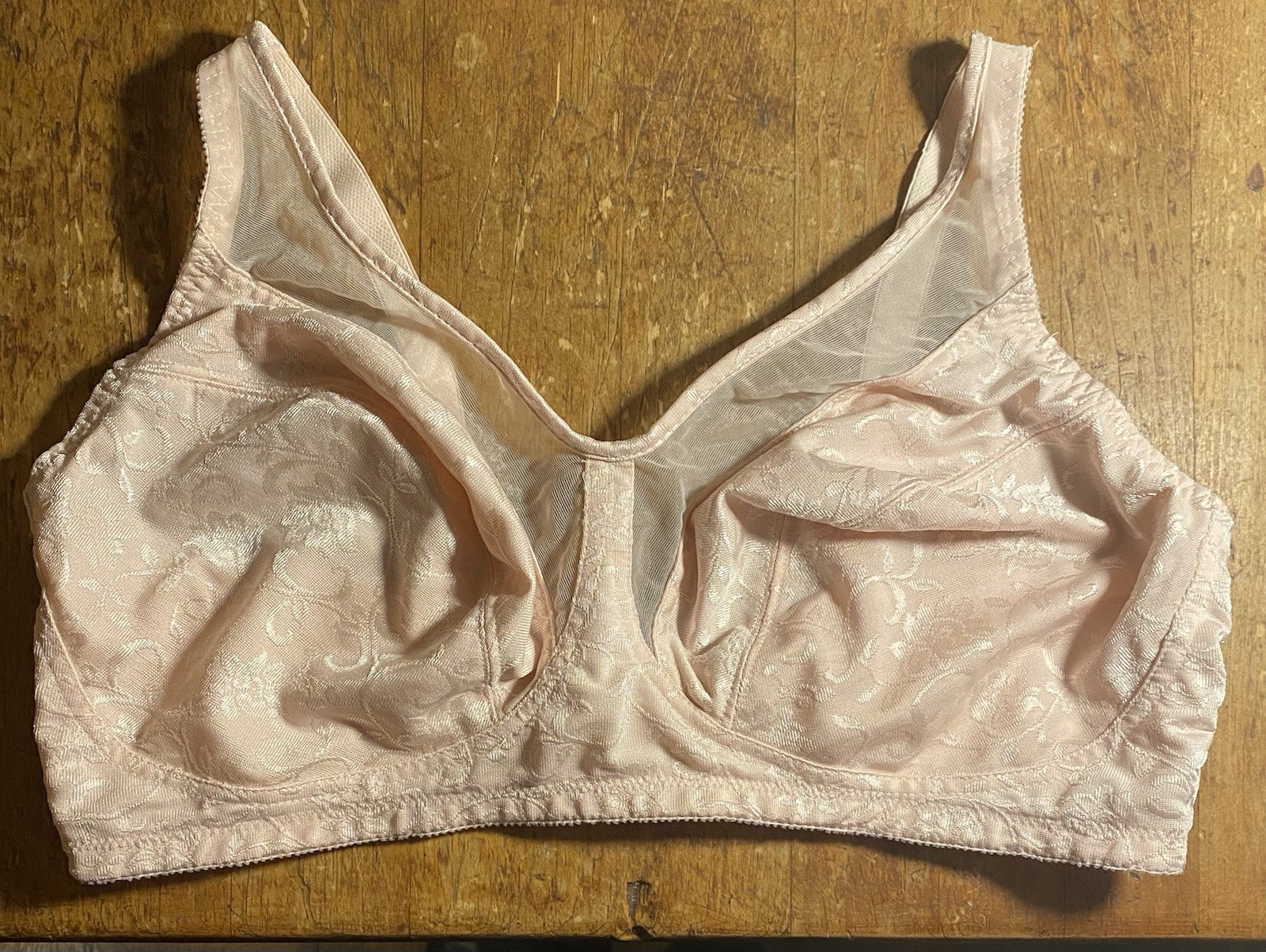 Vintage Lilyette Bra 40D Pink Lace