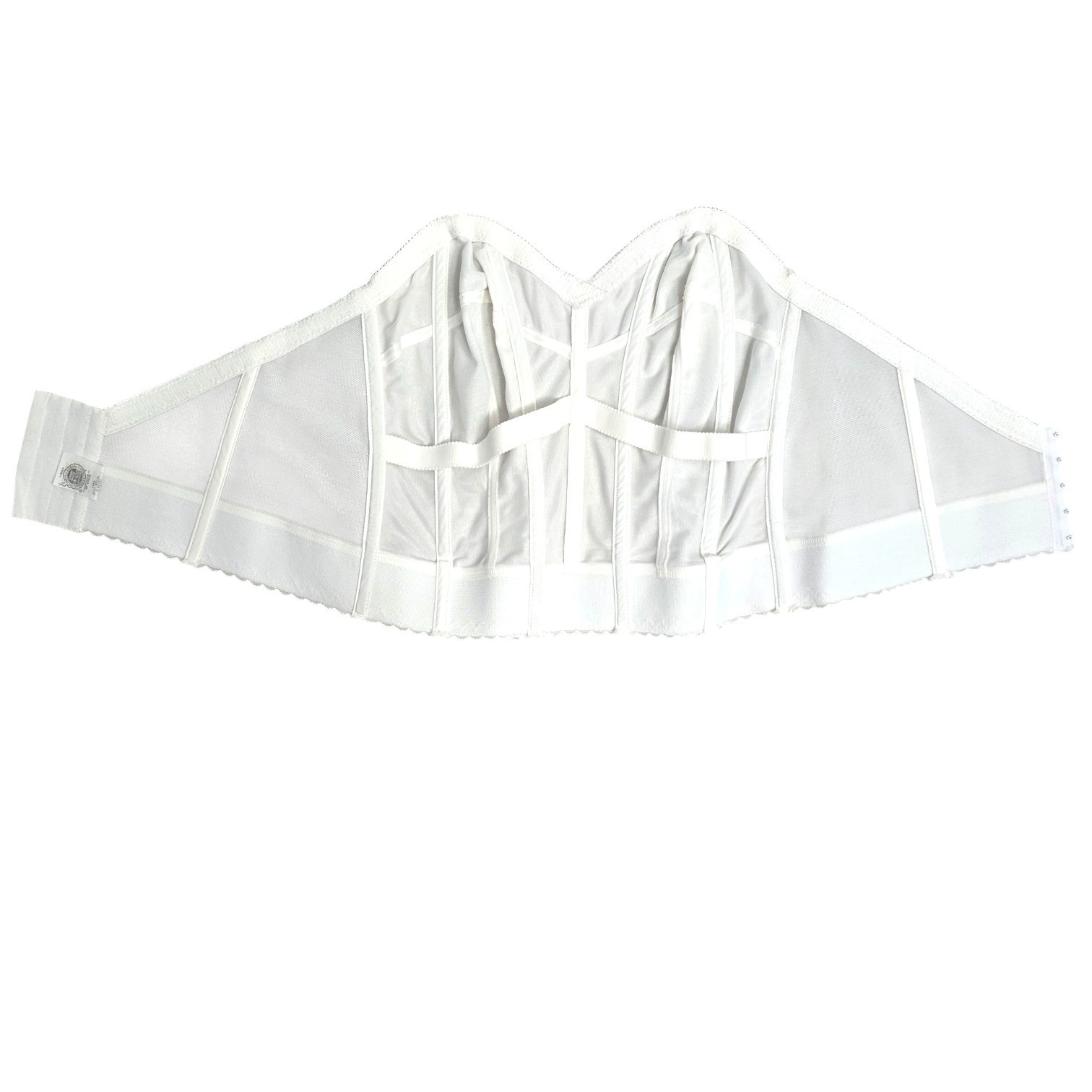 Vintage Corset Bustier Style Bra 42B Wynette by Valmont Lingerie White Style 737