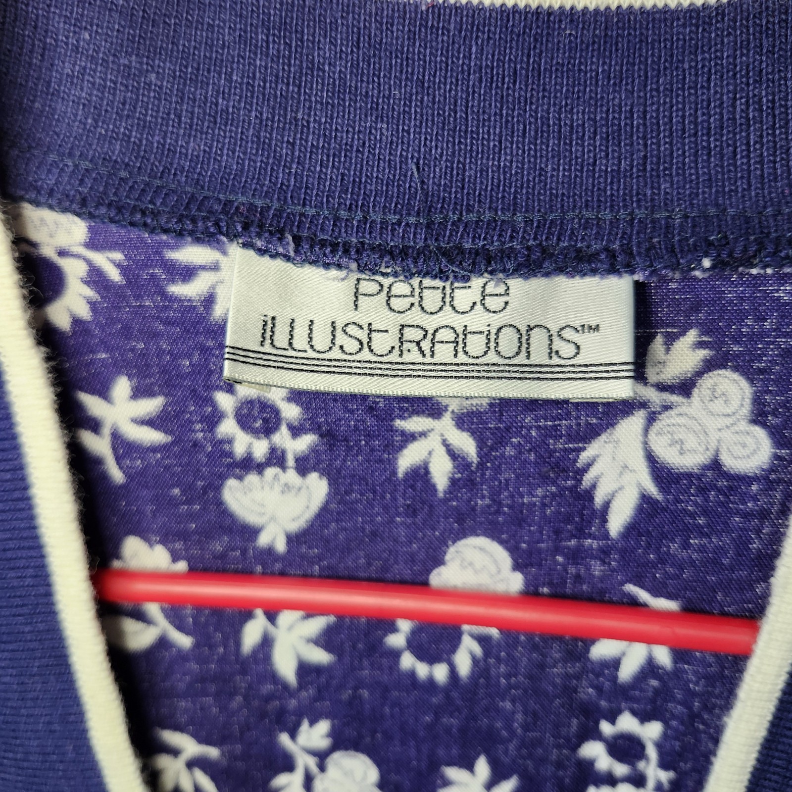 Vintage 90s Petite Illustrations Patchwork Cardigan Jacket Boho Artsy M