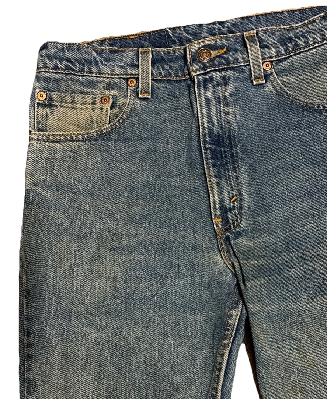 Vintage Levis 505 Womens 32×30.5 Blue Jeans Denim Straight Medium Wash USA Made