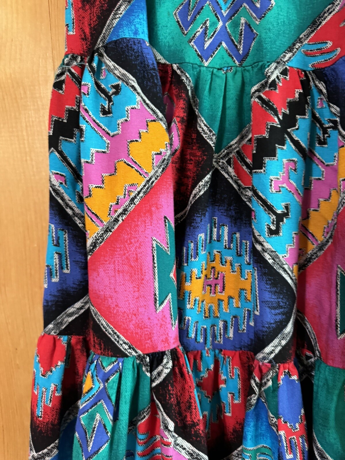 Lilia Smitty Skirt Womens Small Cowgirl Vintage Western Waist 25-30 Tiered