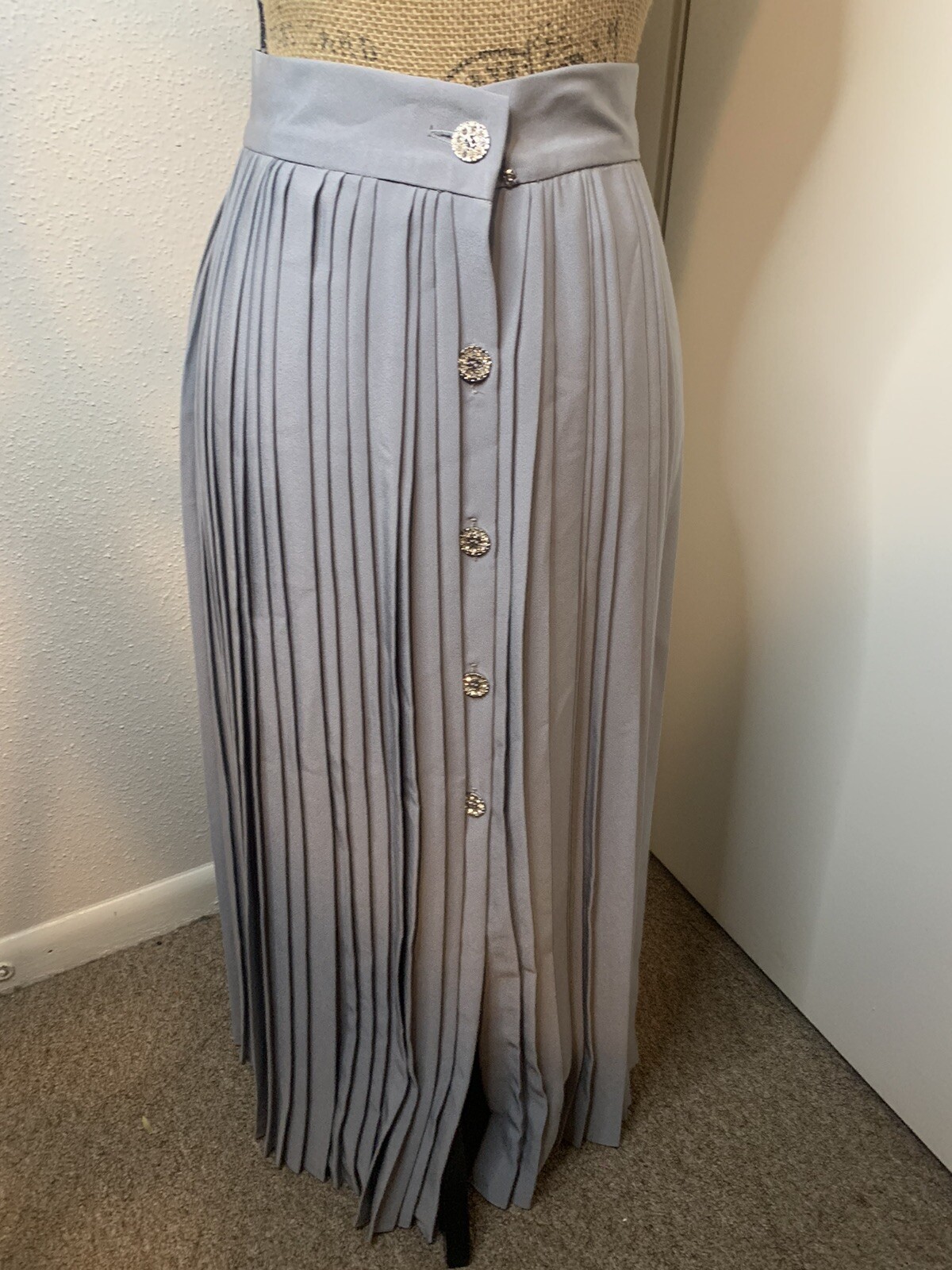Vintage Cattiva By Maya Jornot Long Pleated Skirt 10
