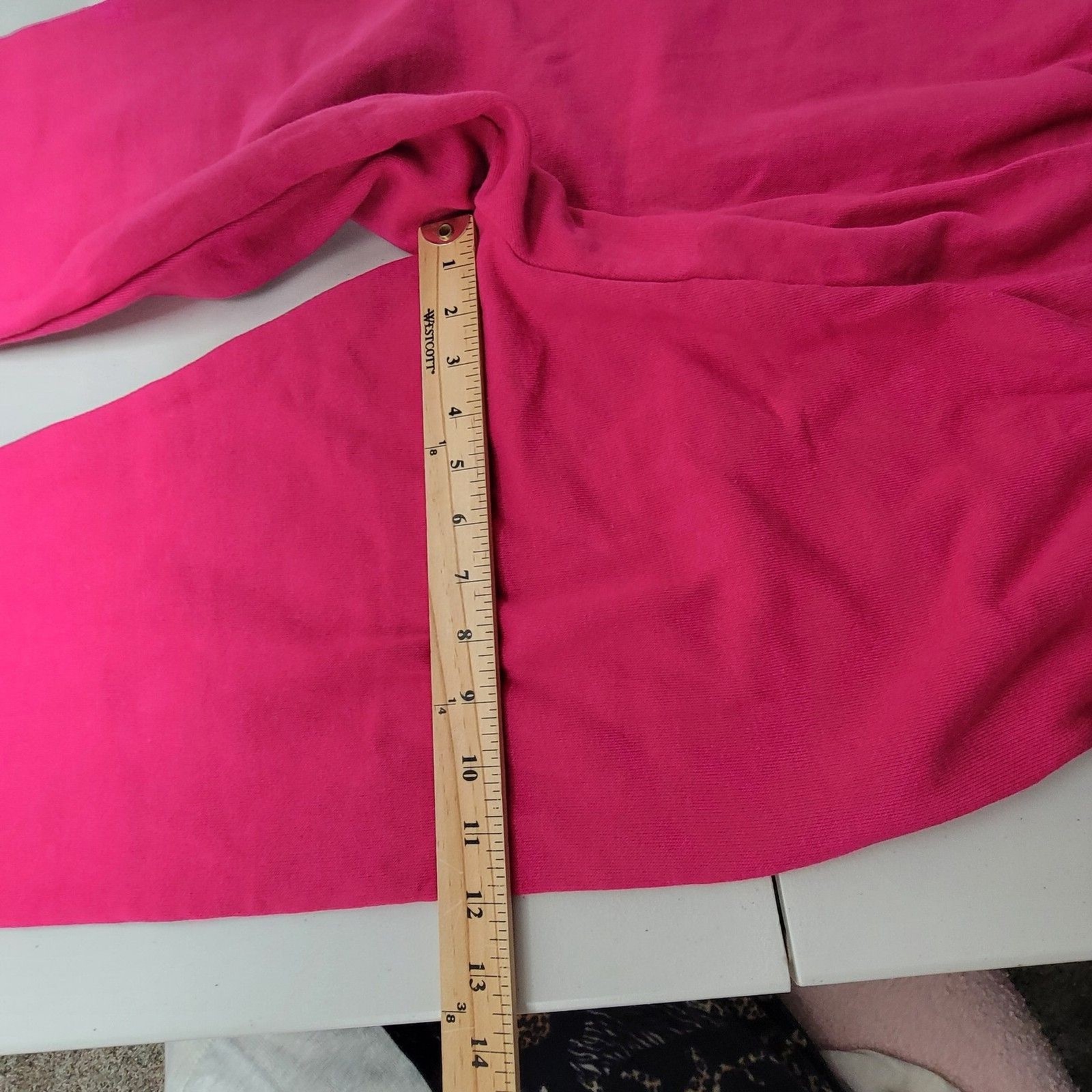 Vintage Sweat Pants Size S/M Lee Deadstock New with Tag 1980s Hot Pink Excellent