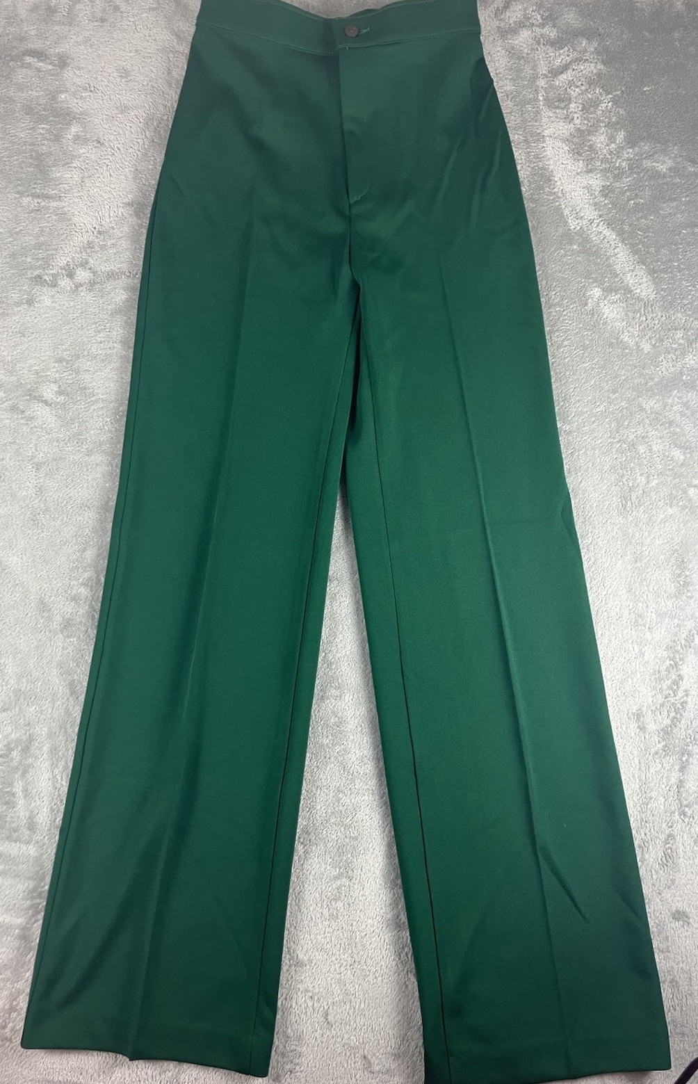 Vintage 70s Women’s Flowy High Waisted Paints Fran Keene Size 8 Green