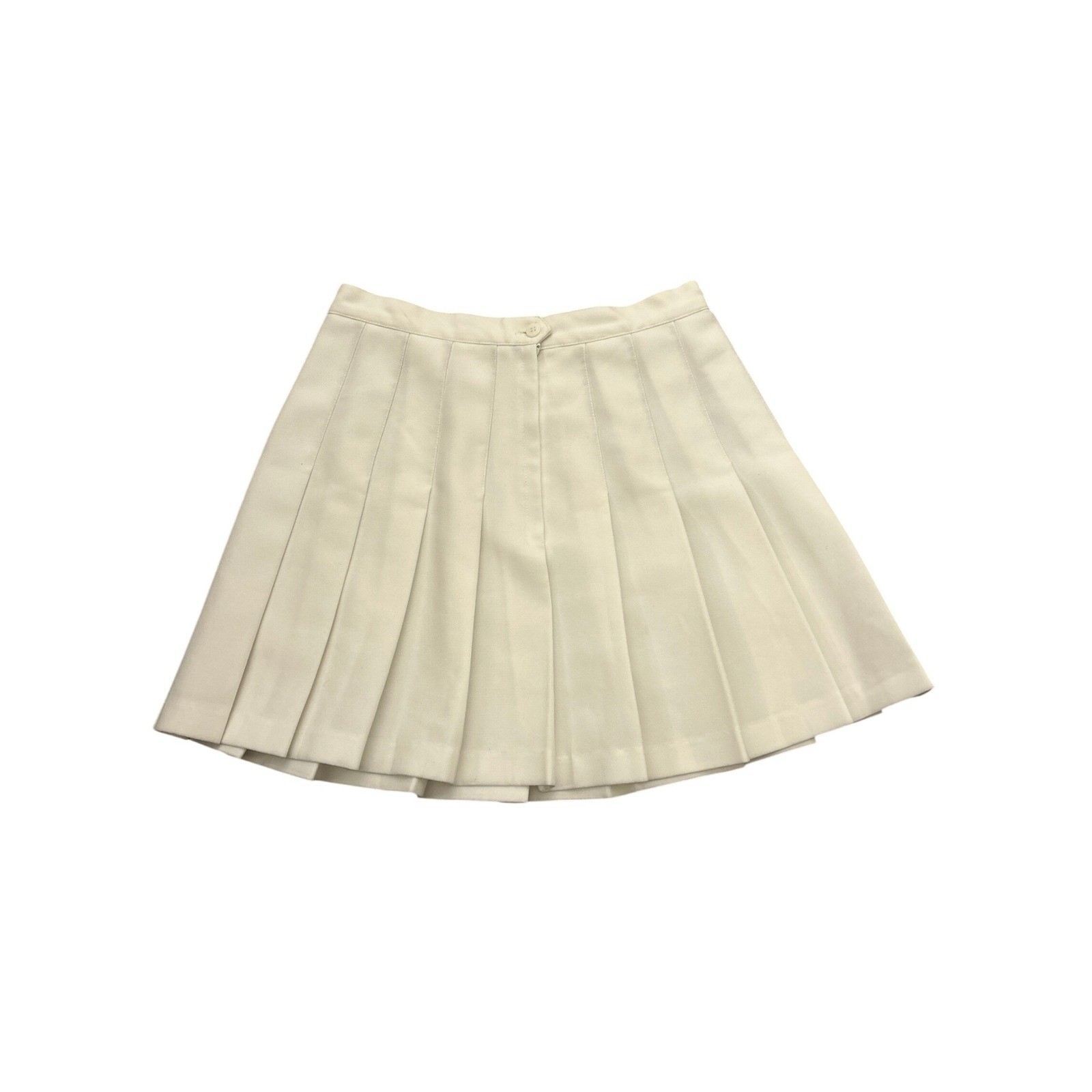 Head Sportswear Pleated Tennis Skirt Womens 10 White Good Vintage 90s Mini