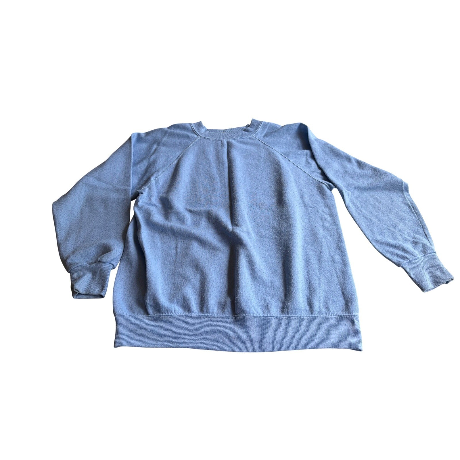 Vintage Light Blue Crewneck Sweatshirt Women’s XL Raglan