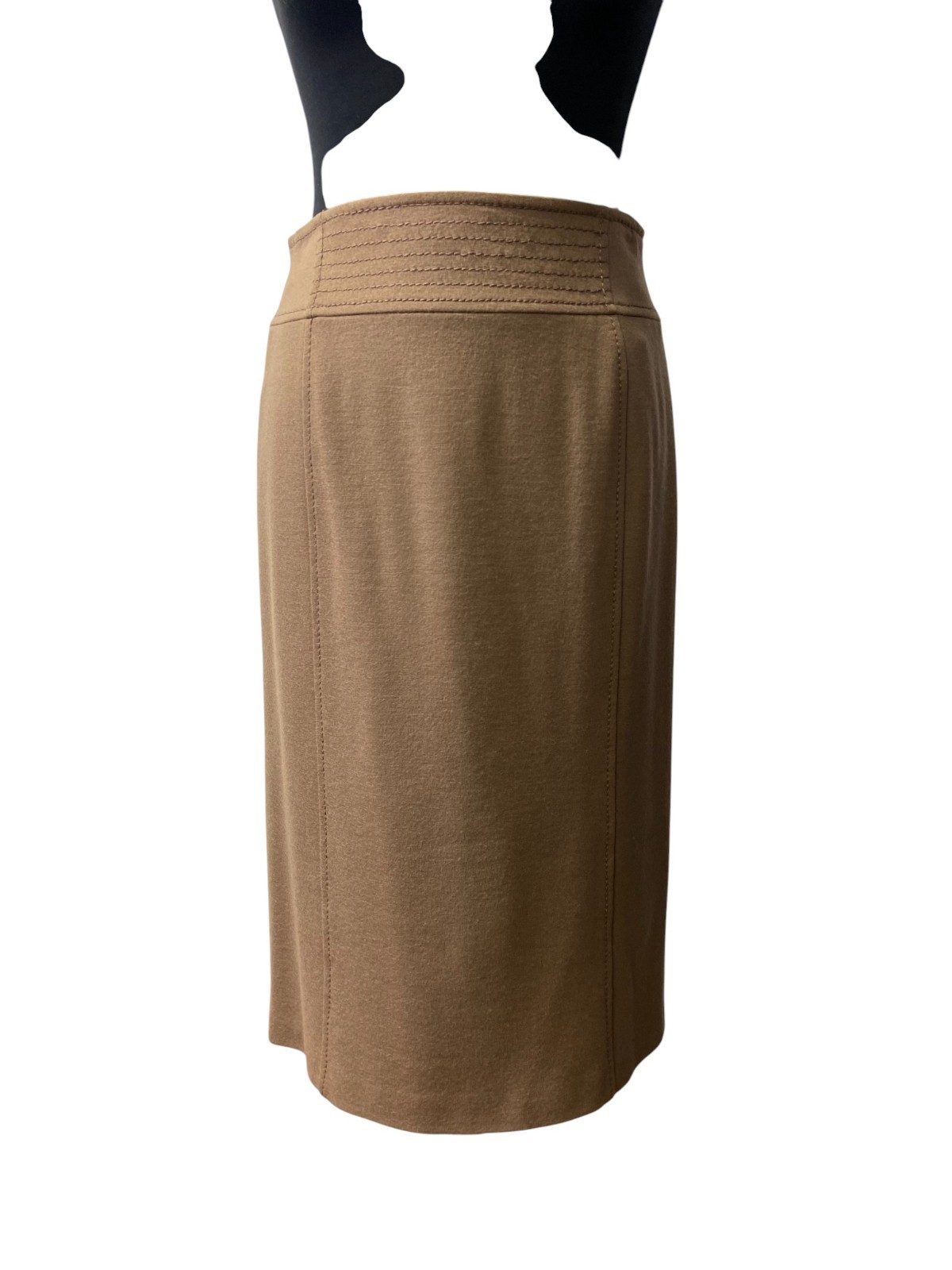 Women’s 90s Chic wool jersey pencil Skirt by Basler | Size EU 34
