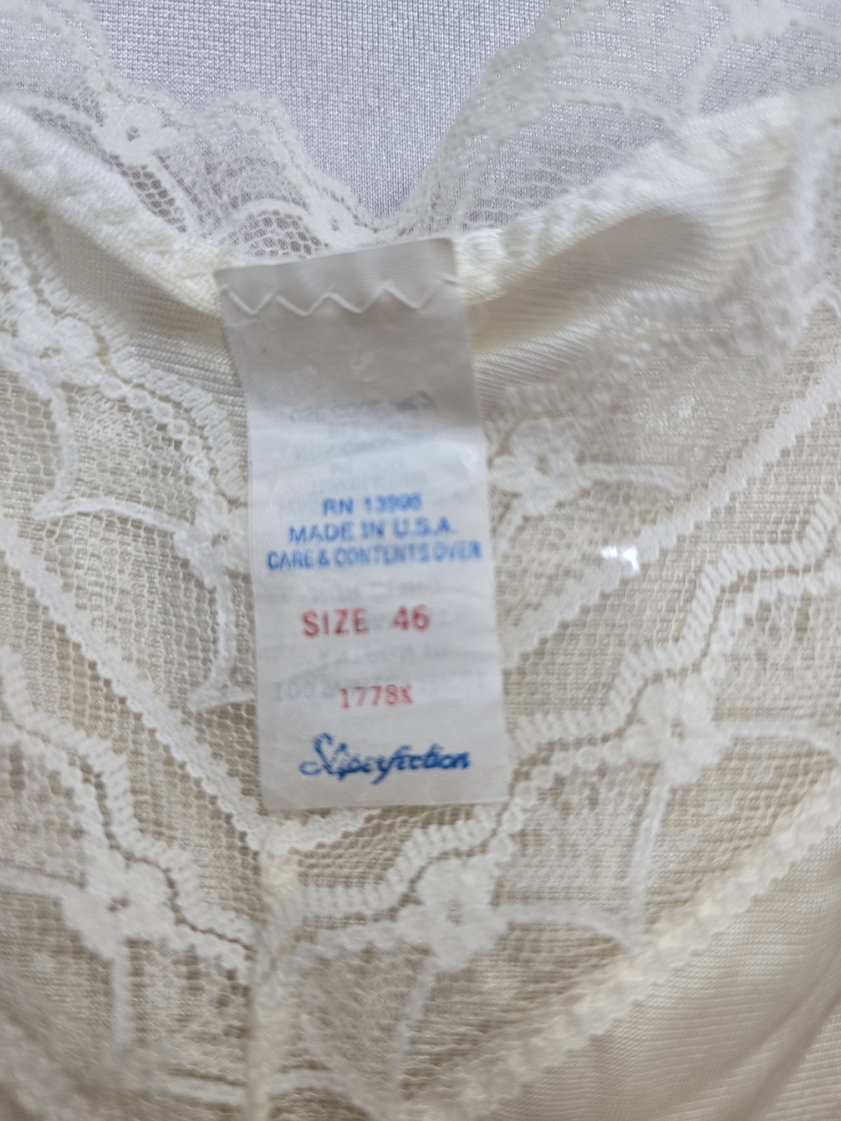 Sliperfection Vintage Candleglow Nylon Slip 44 46 42