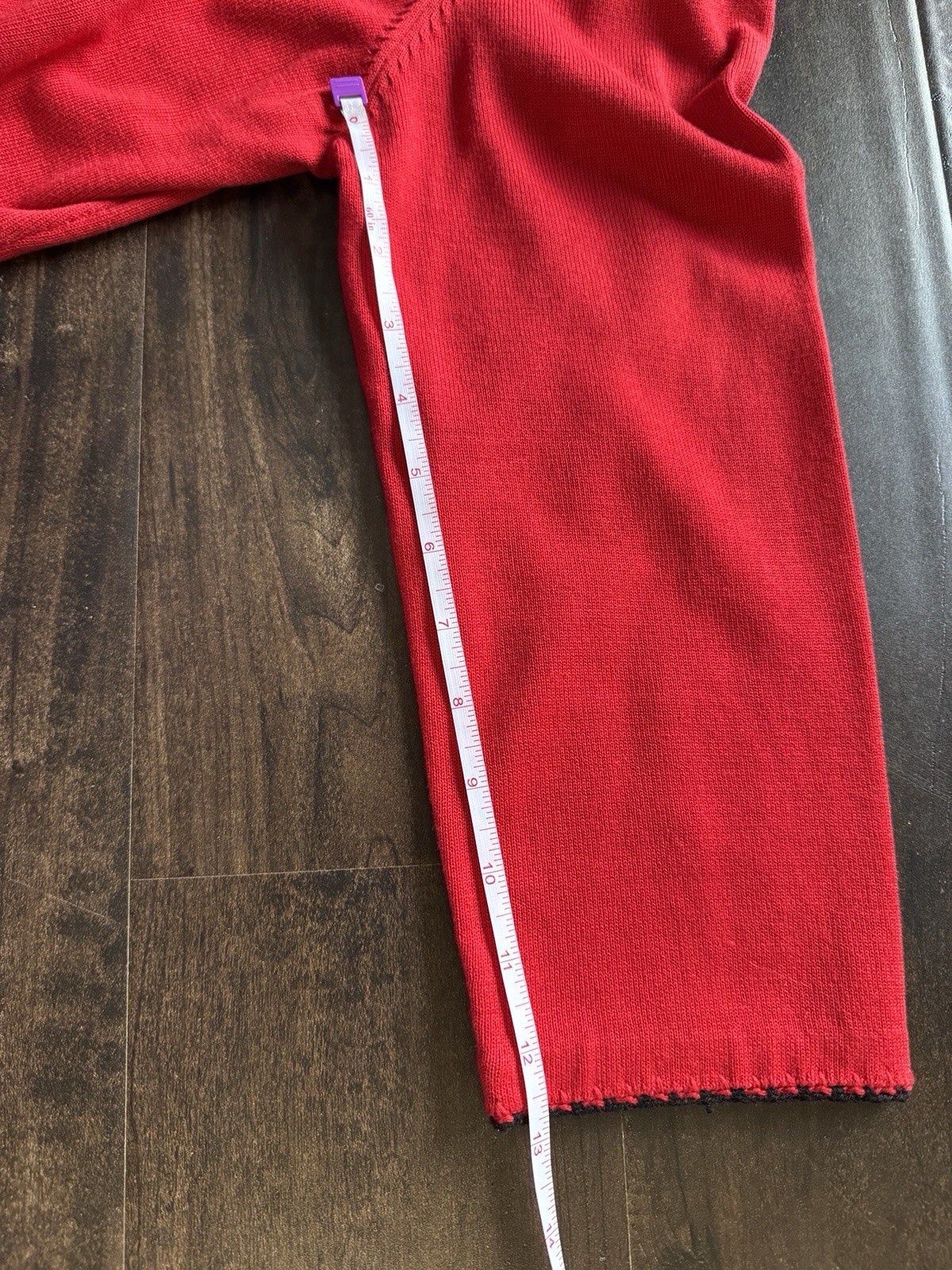Michael Simon Events 2004 Basketball Chenille Sweater Red sz-M – RARE 2000s