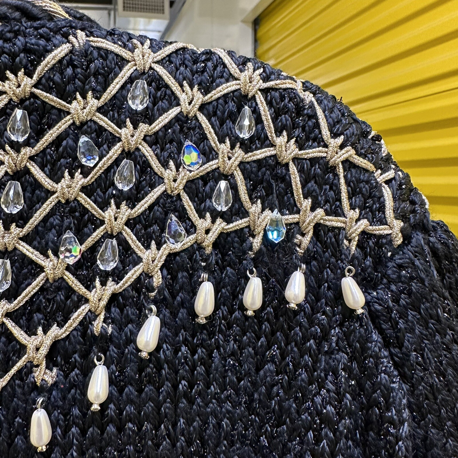 80s Capriccio Embellished Sweater Jacket