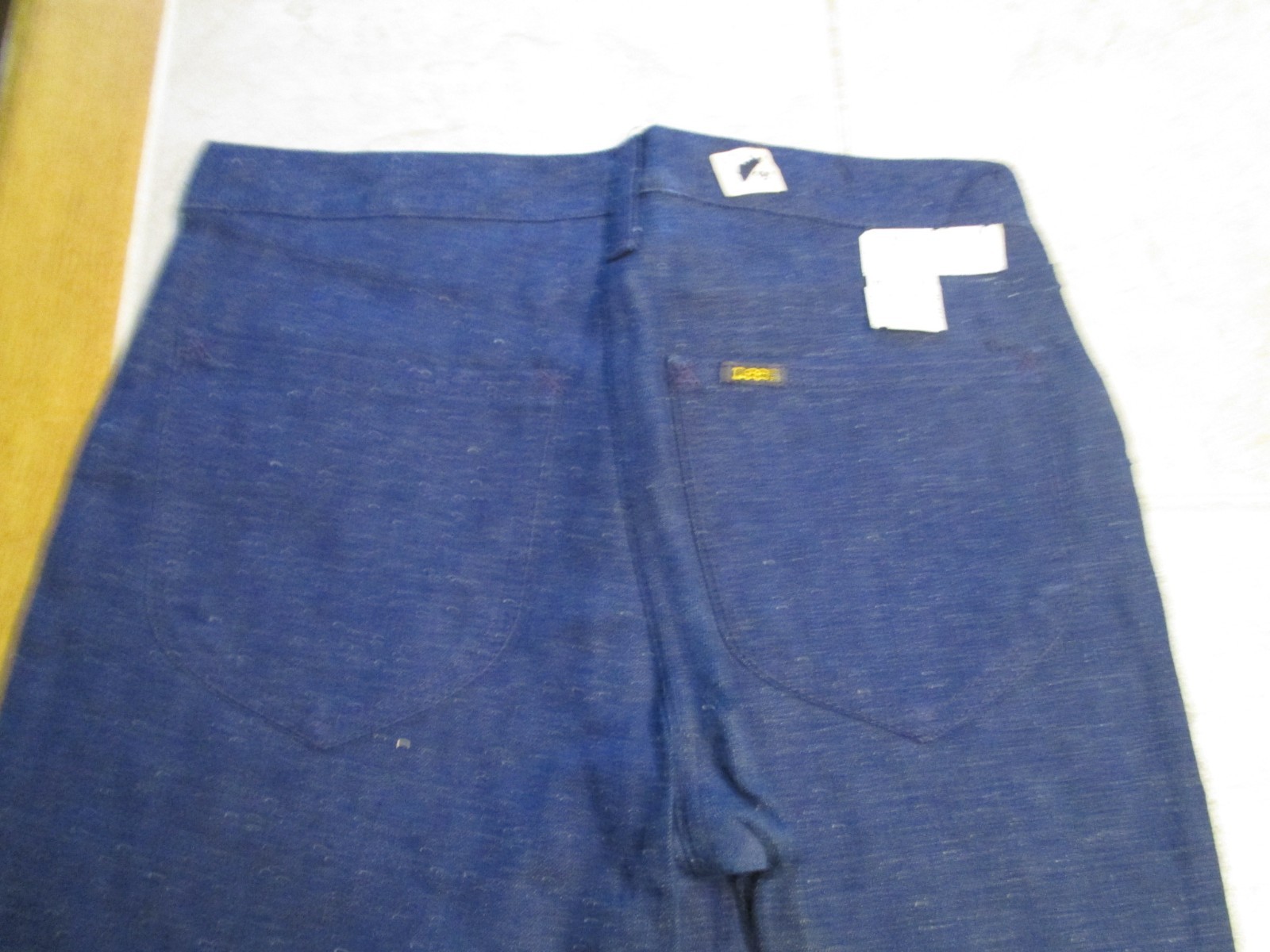VTG NWT Lee Deadstock Womens Jeans Blue 27w Med USA Bell Bottom Disco Hippy