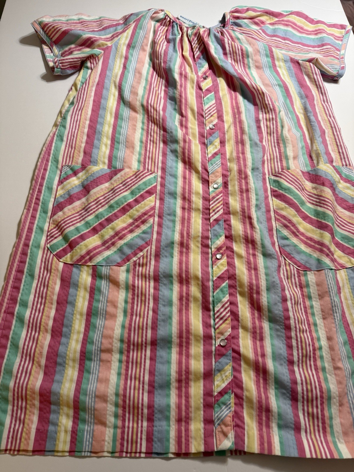 Vintage Smart Time House Coat Pearl Snap Buttons Size Medium