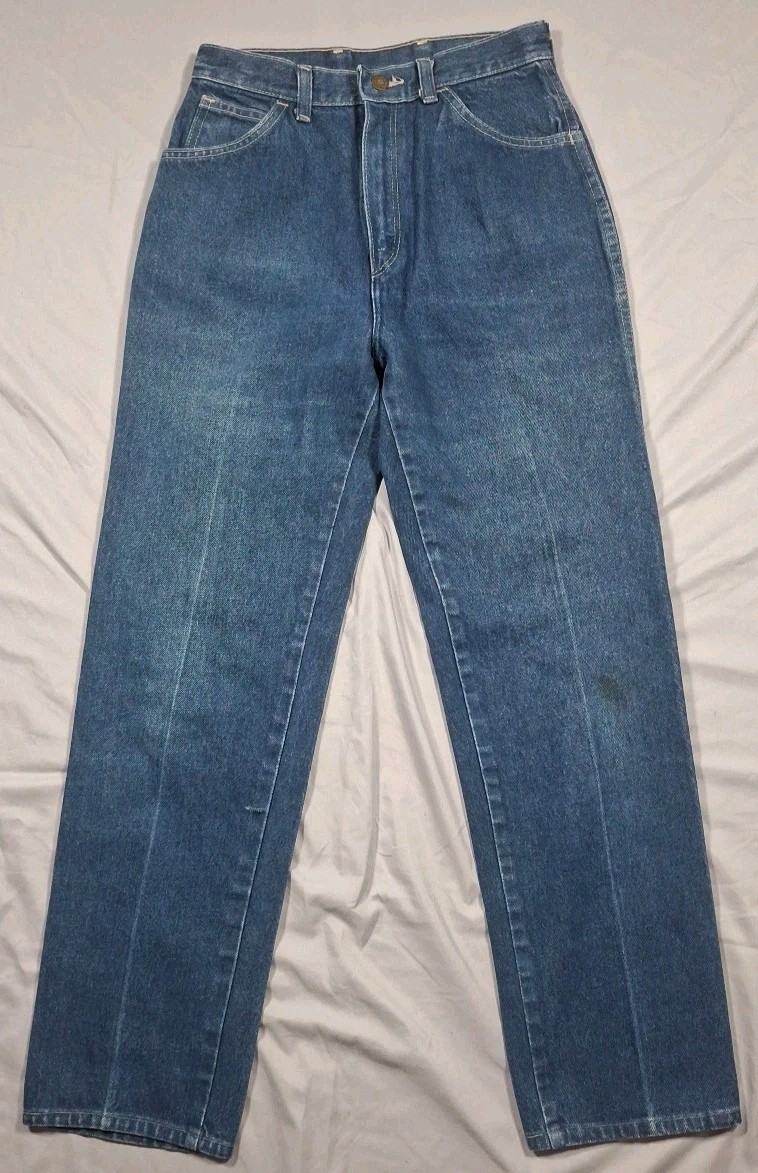 VTG 1970s Wrangler Misses Denim High Rise Waist Jeans Size 10 MR331KA 26 X 28