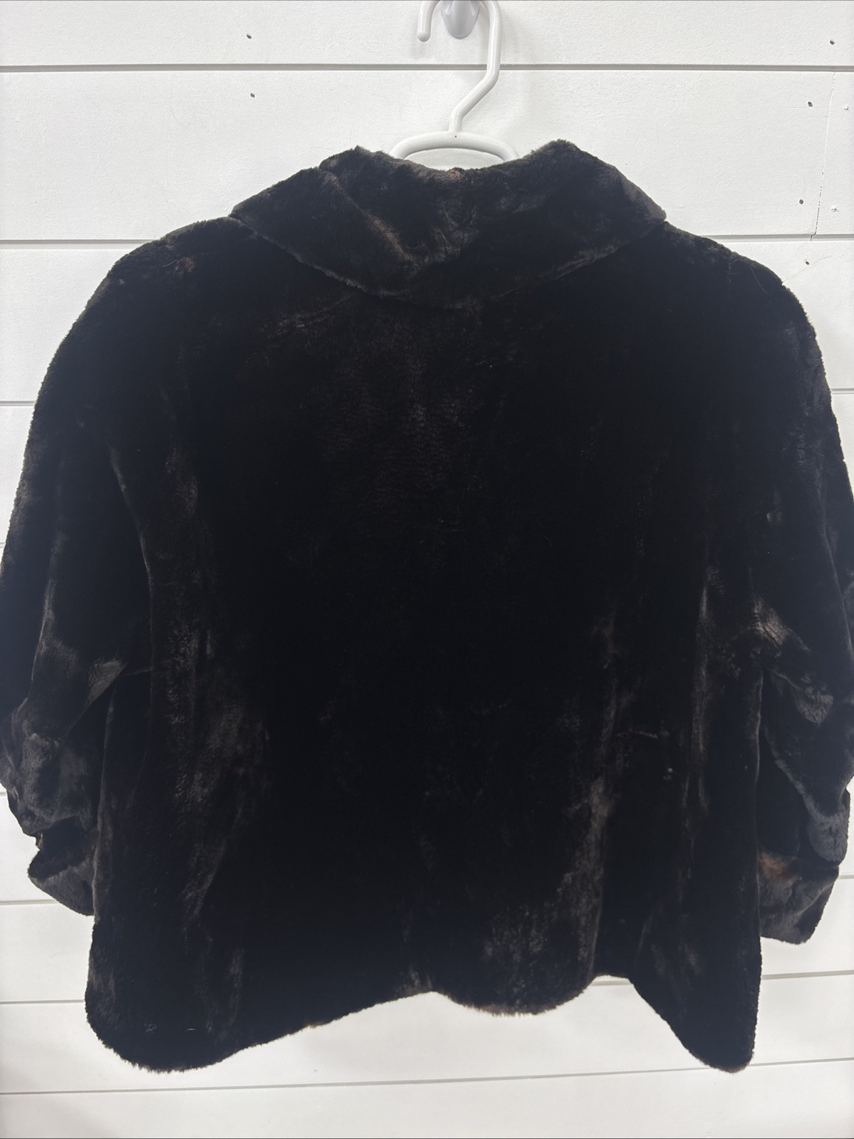 VTG Vasholt Furs Denver Rich Dark Brown Rabbit Fur Coat Jacket Mob Wife Womens