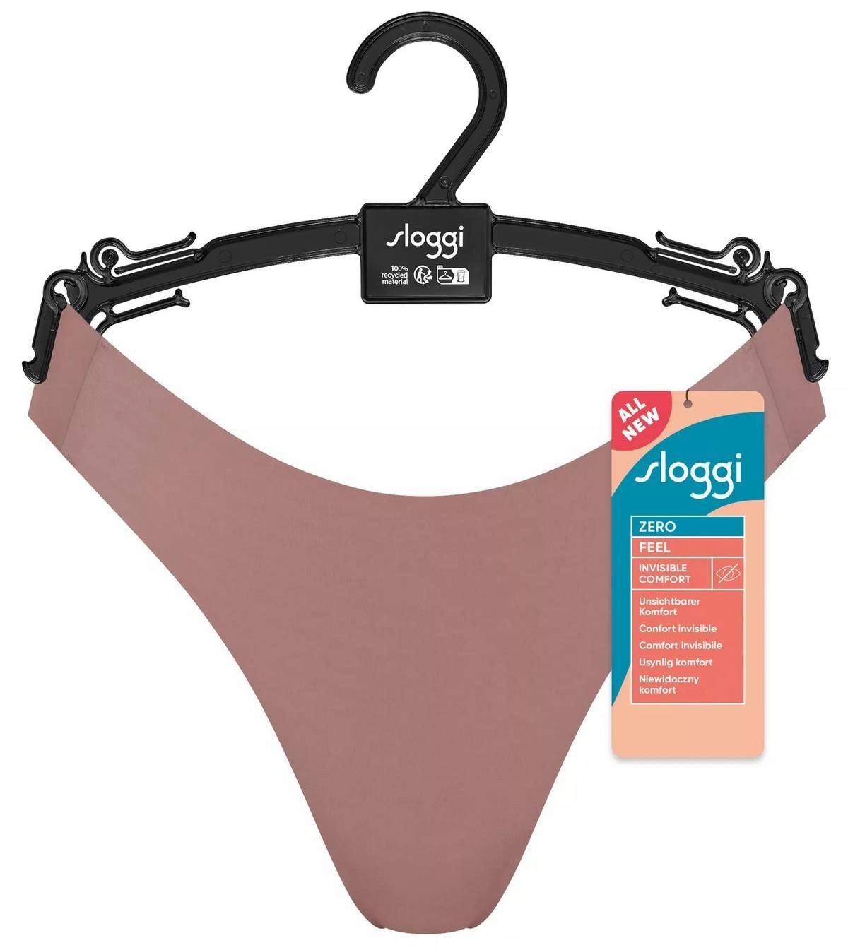 Sloggi Womens Zero Feel 2.0 High Leg Briefs – Cacao Brown