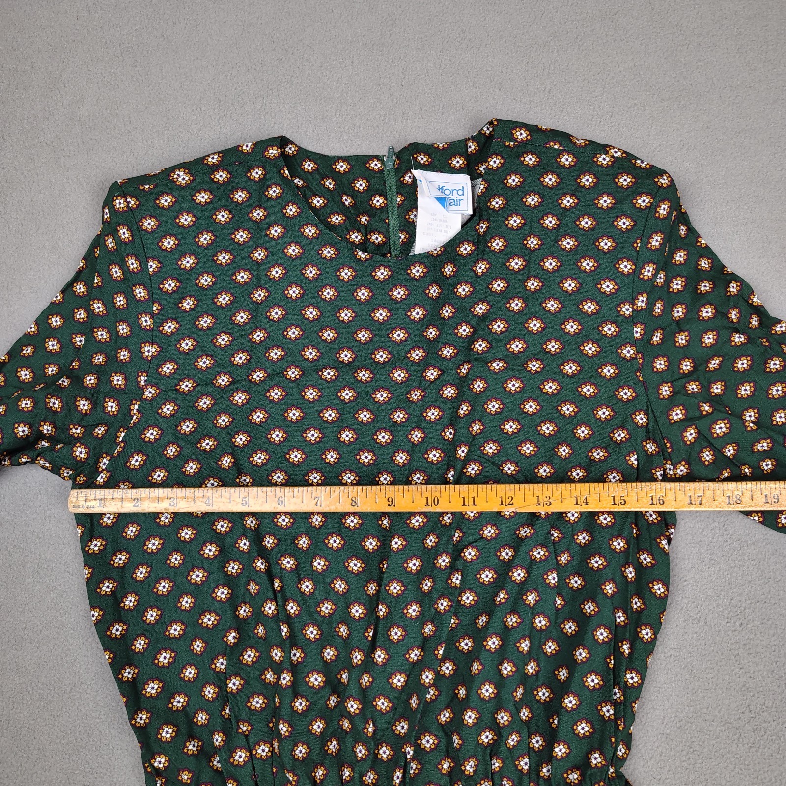 Vintage Bedford Fair Dress Sz *8 A-Line Paisley Cottagecore Prairie Country USA