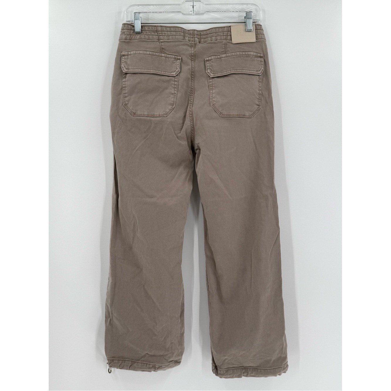 PAIGE womens Reid Jogger Vintage Moss Taupe Jogger Cropped Jean 28
