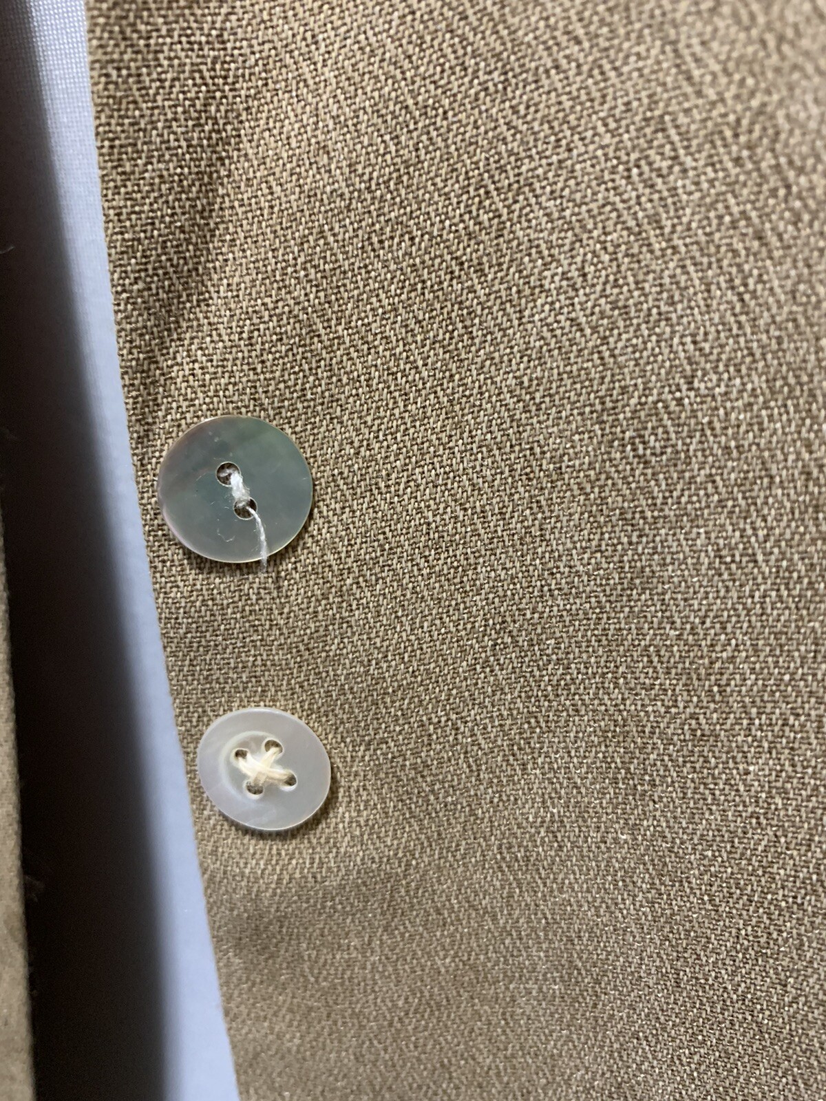 Vintage Brown K Studio Dress W/Attached tie Vest, Shell & Carved Buttons, Sz 14