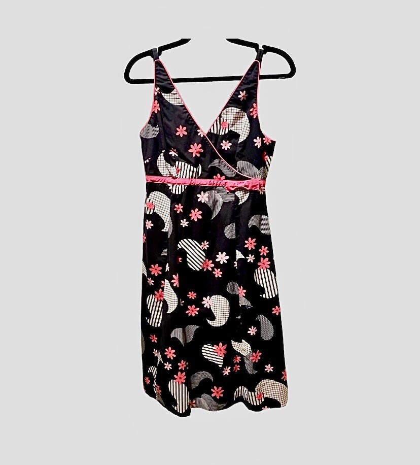 1990’s Halter Dress. Sz 6 by Mazie & Lou Summer, Party, 90’s, Pink Floral
