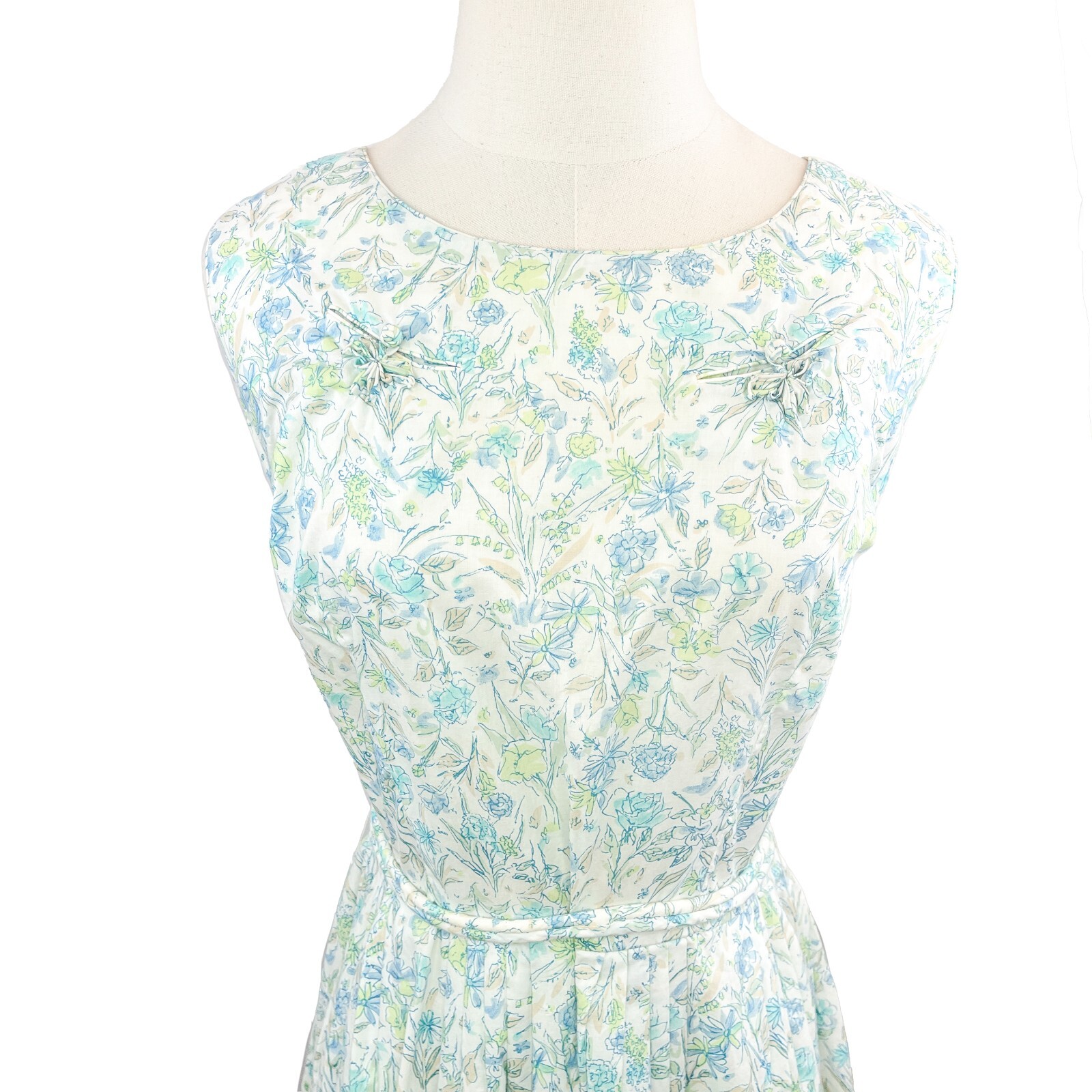 Vintage 60’s Colony Classics Floral Tie Waist Dress