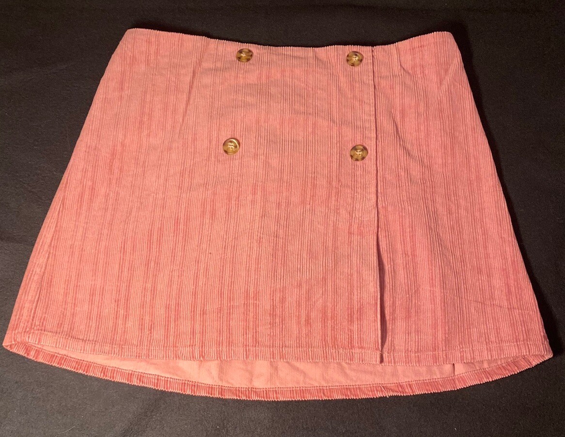 Wild Fable Corduroy Mini Skirt in pink size Large