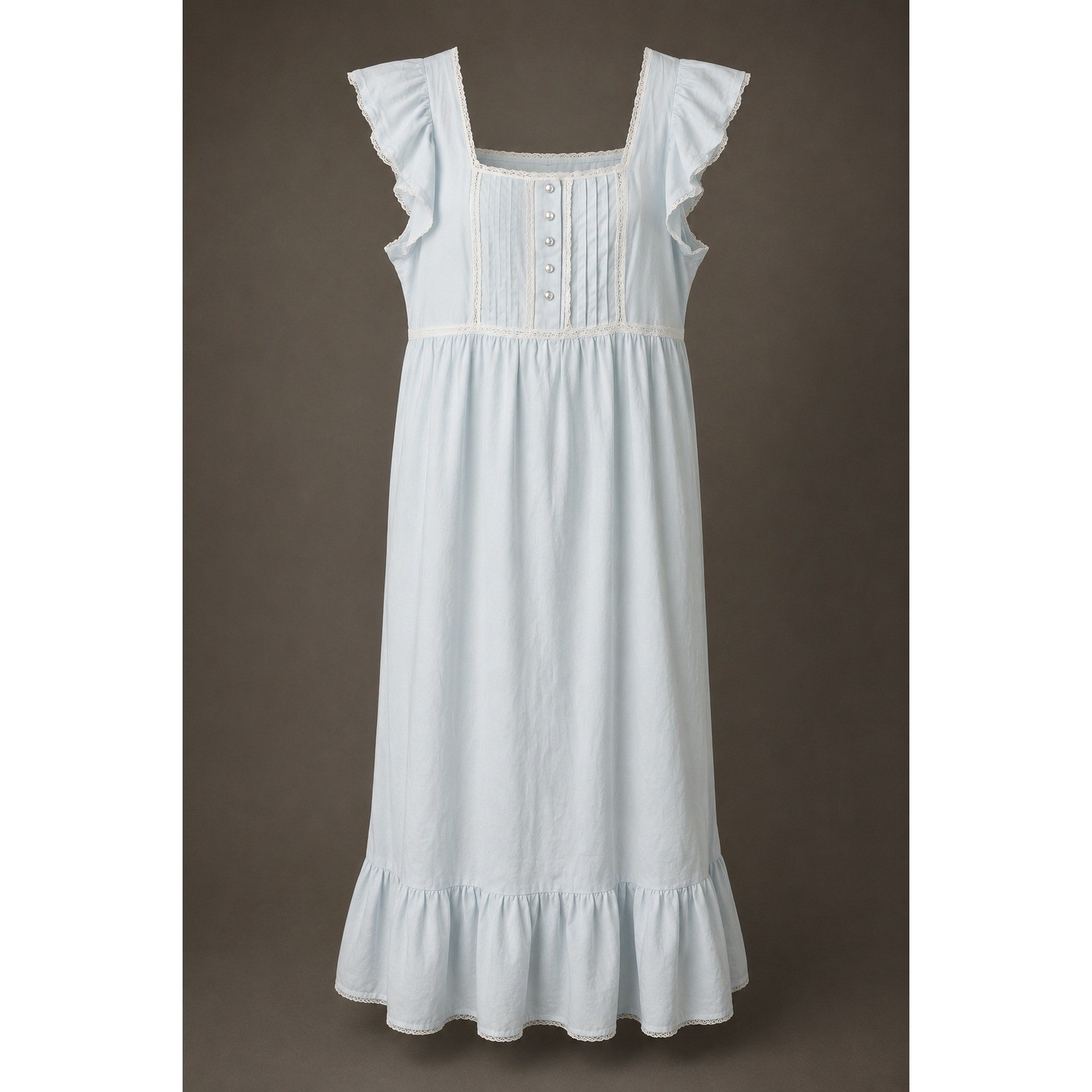 Vintage Gilead Blue Prairie Nightgown Petite XS Coquette Cottagecore