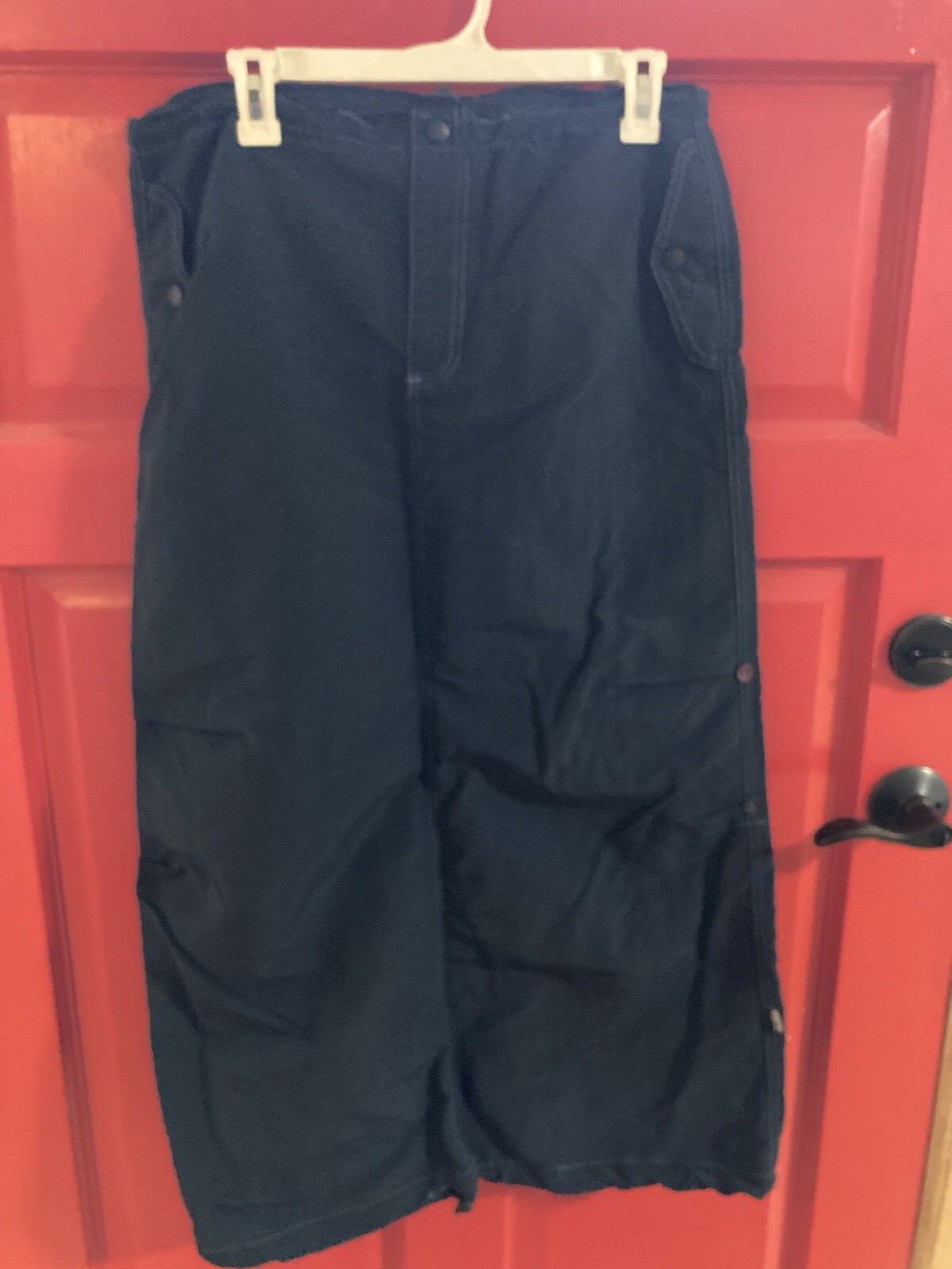 Vtg 90’s Y2K Tagrag Parachute Dragon Grunge Streetwear Skirt Med Navy Blue RARE