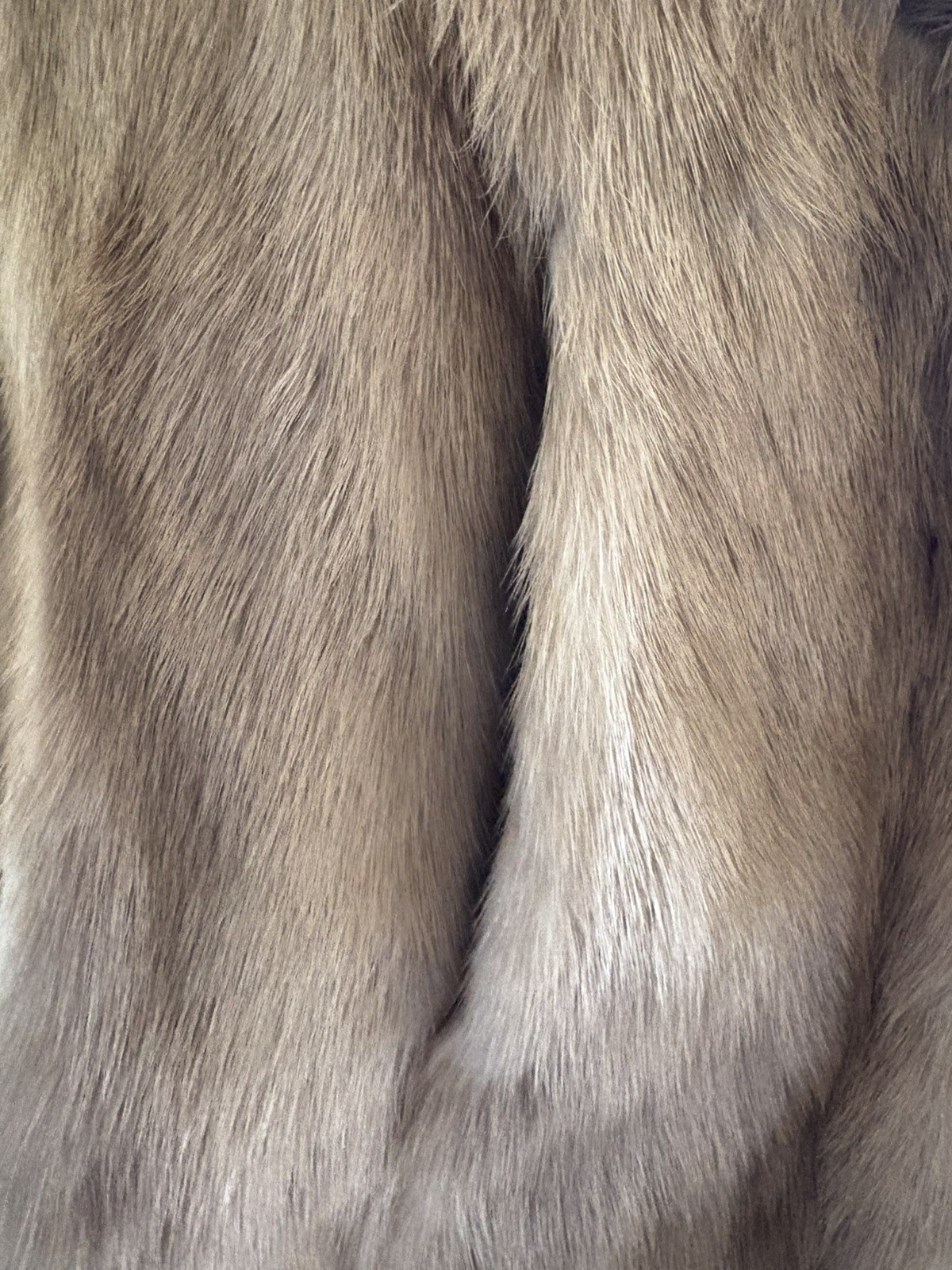 Vintage BELMAN Diamond Mink Cape Shawl Type Gorgeous Light Brown & Cream Color