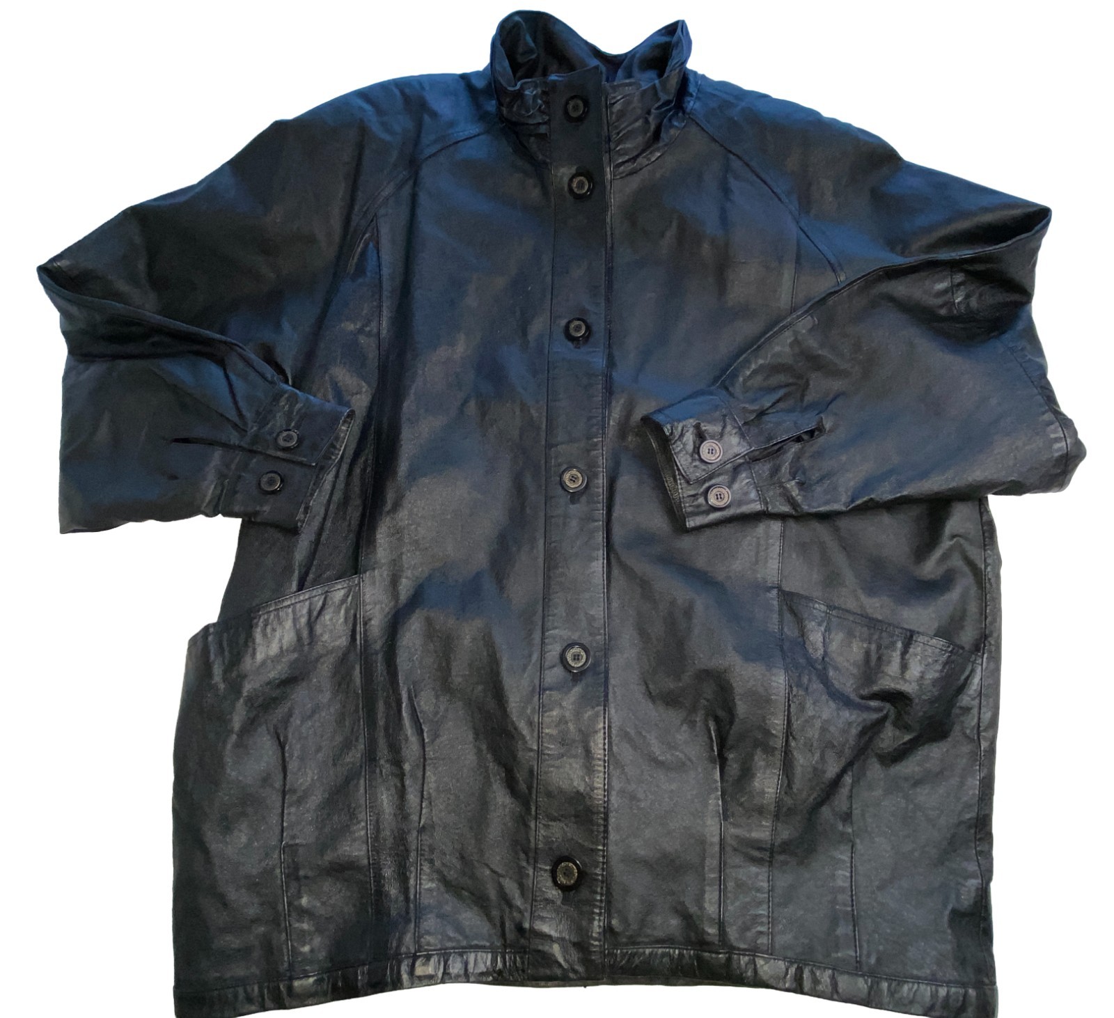 Vintage Jacqueline Ferrar Jacket Women’s 3XL (Plus) Leather Lined Retro 80s